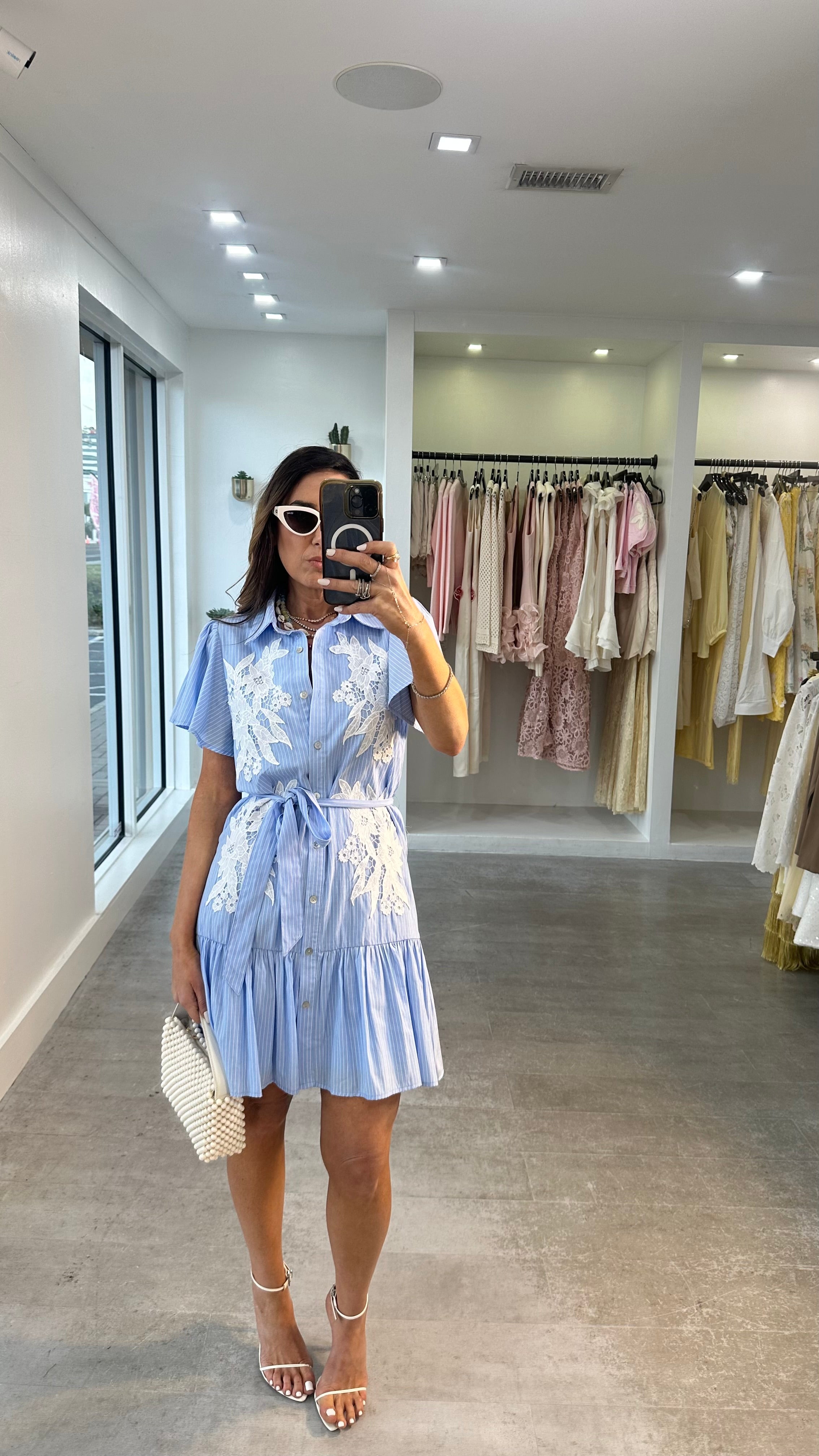 PORTOFINO LACE DRESS