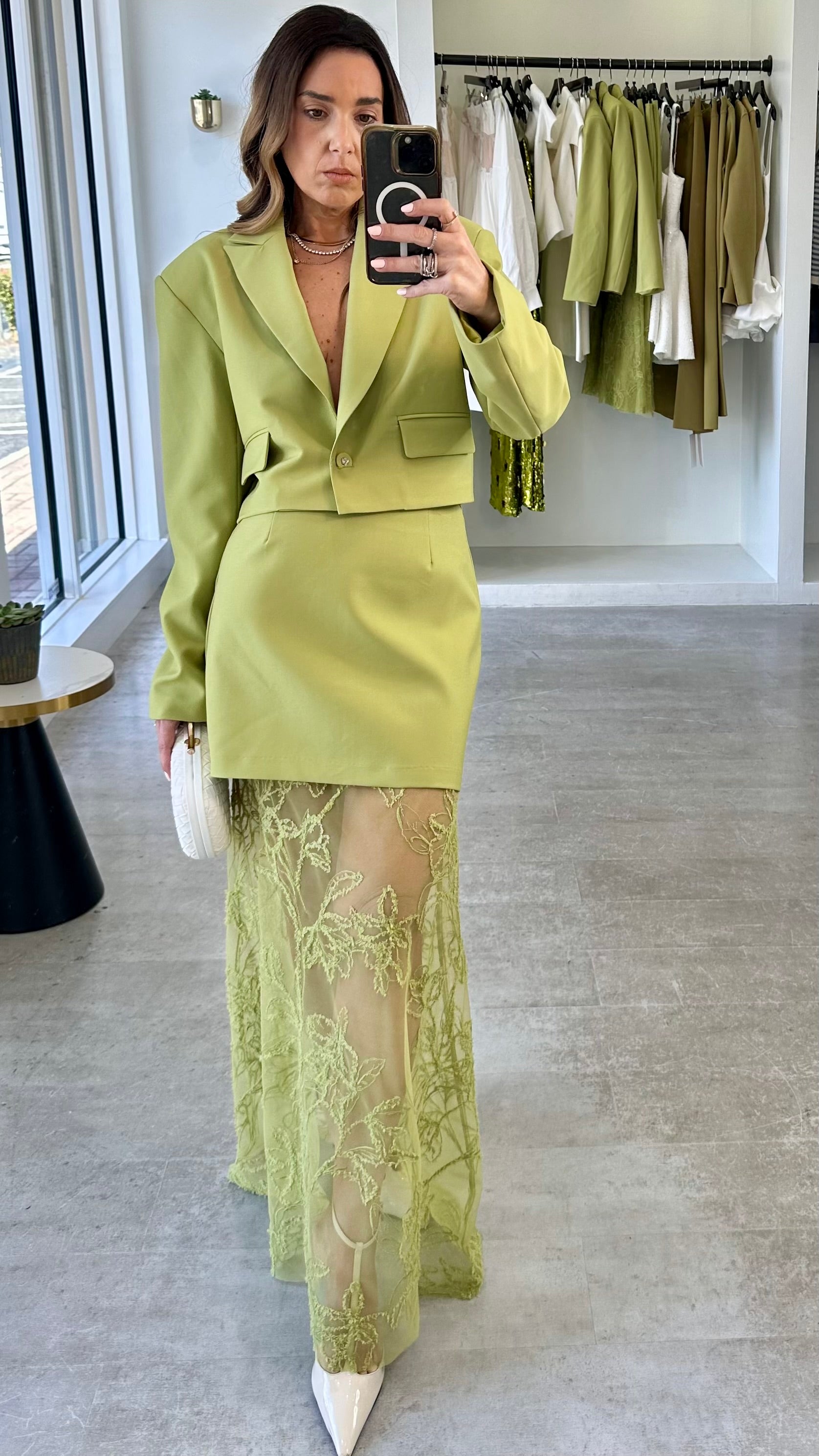 OLIVIA POWER LACE SET