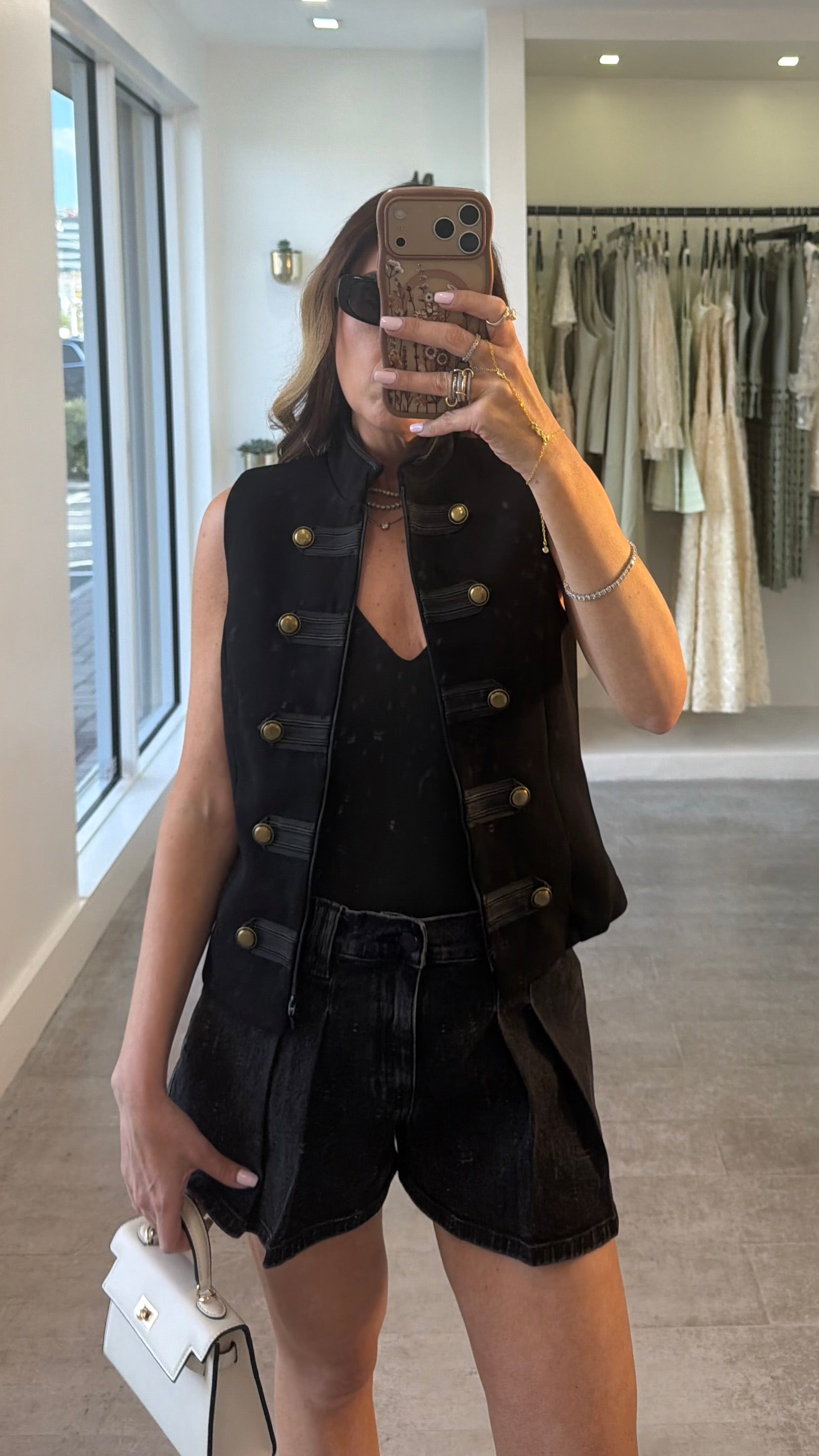 ROYAL BUTTONS BLACK VEST