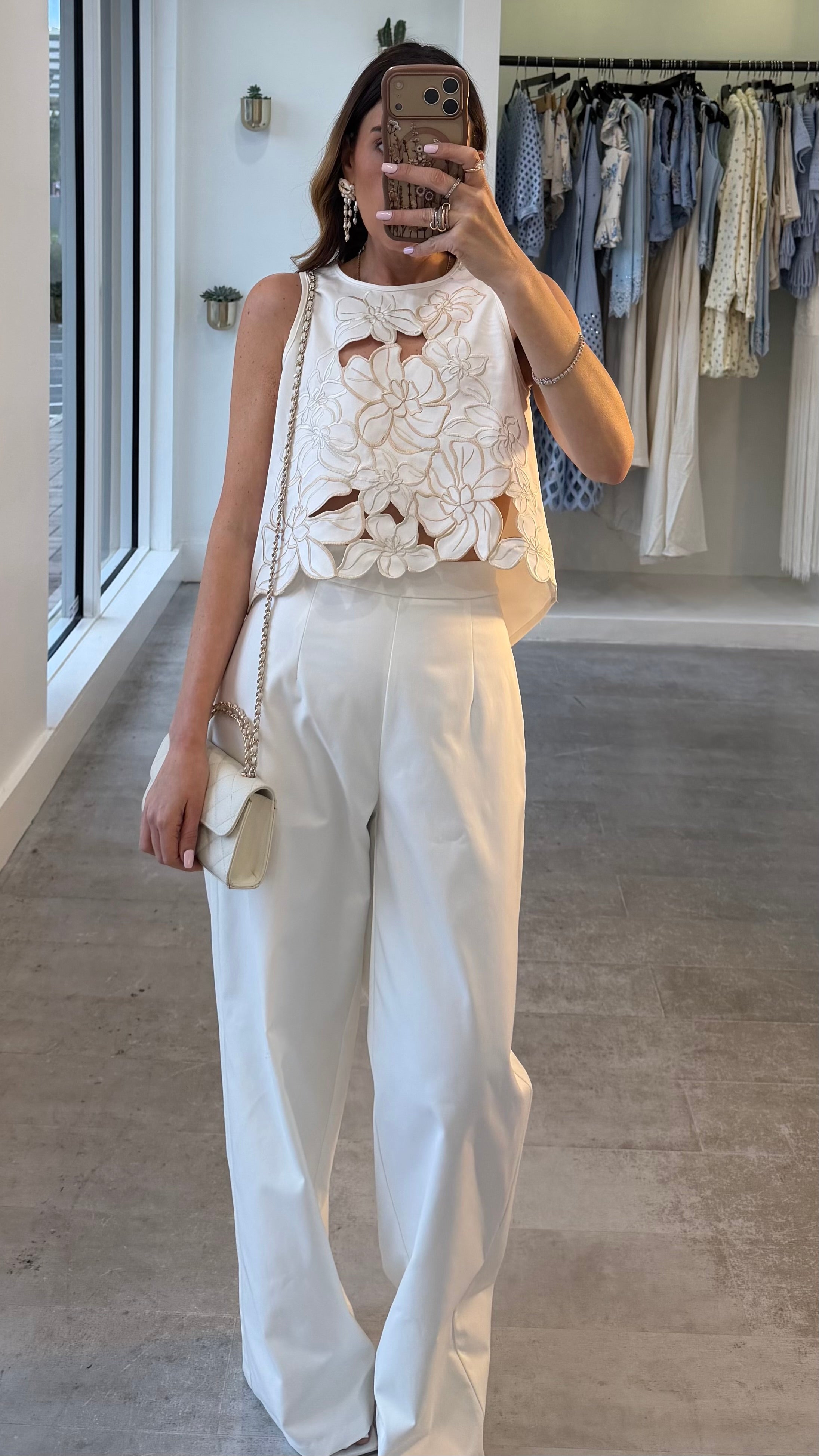 IVORY FLOWER ELEGANT SET