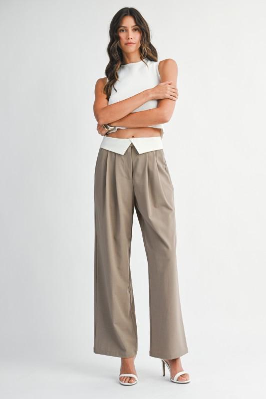 THE VIENNA CONTRAST TROUSER