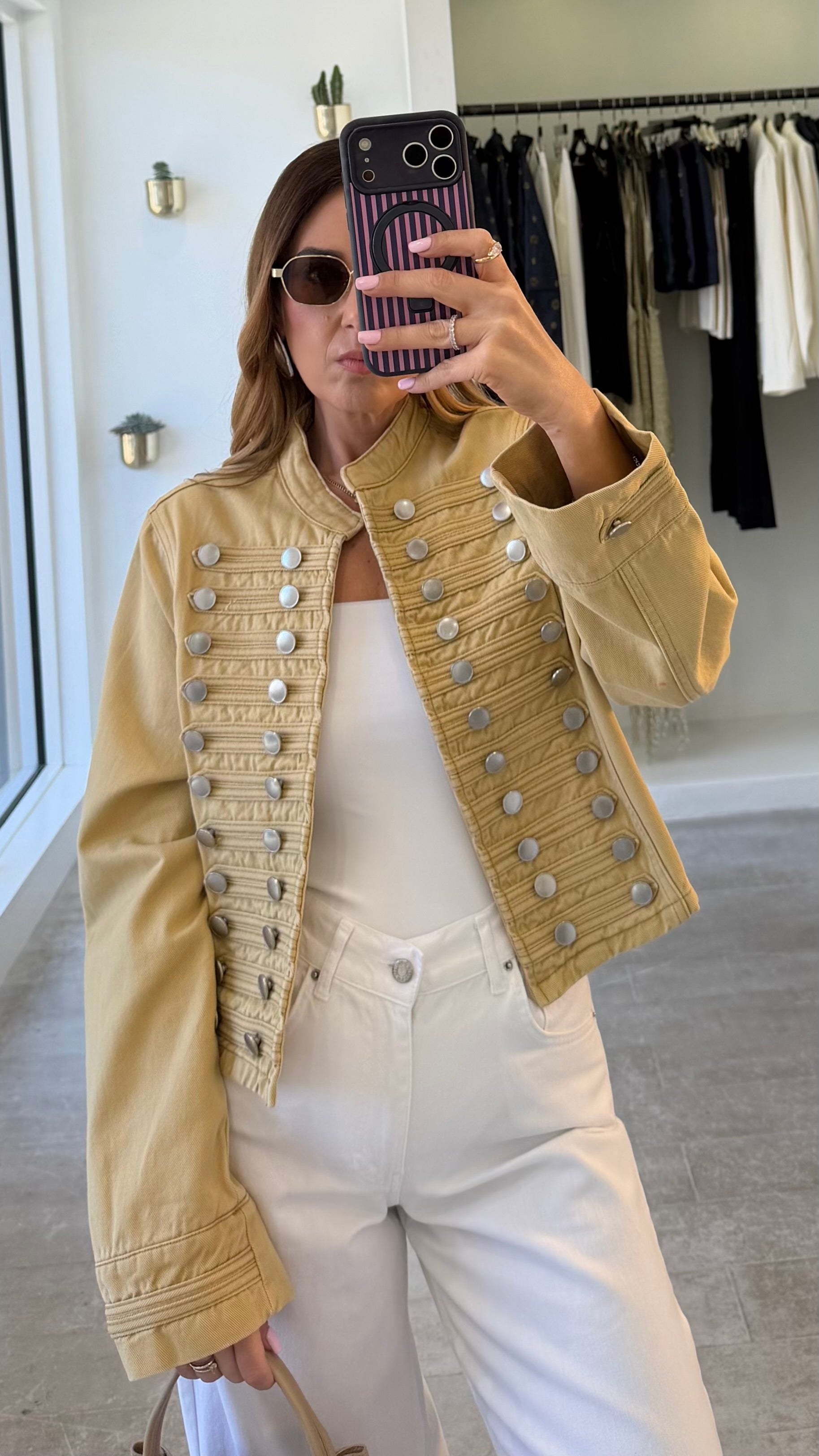 BEIGE NAPOLEON JACKET