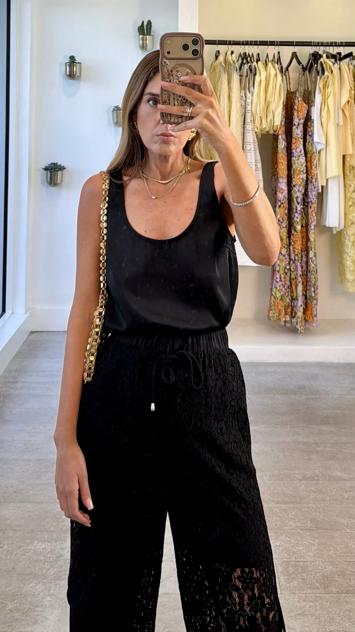 NOIR SILK CAMI
