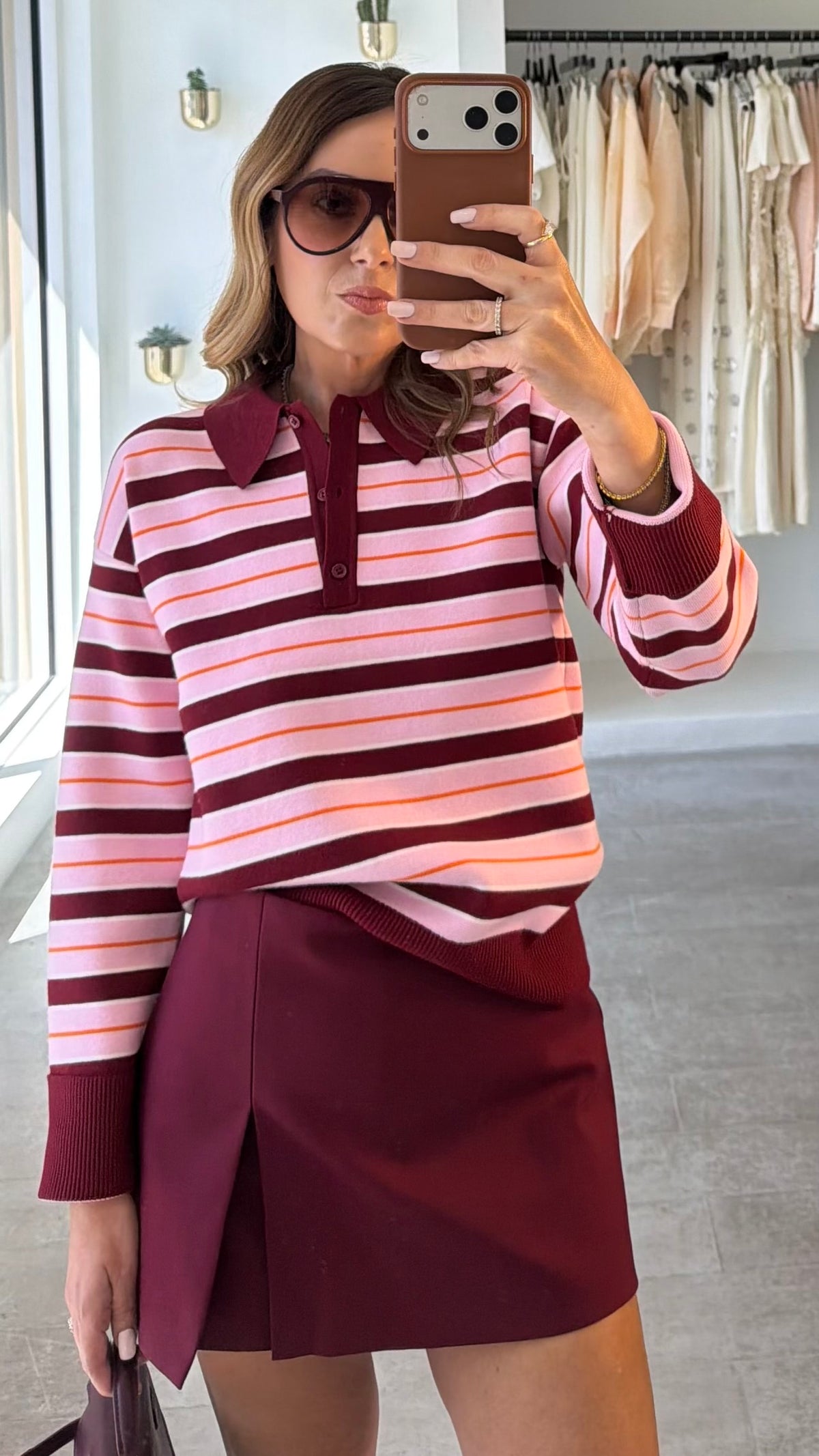 RETRO BERRY POLO