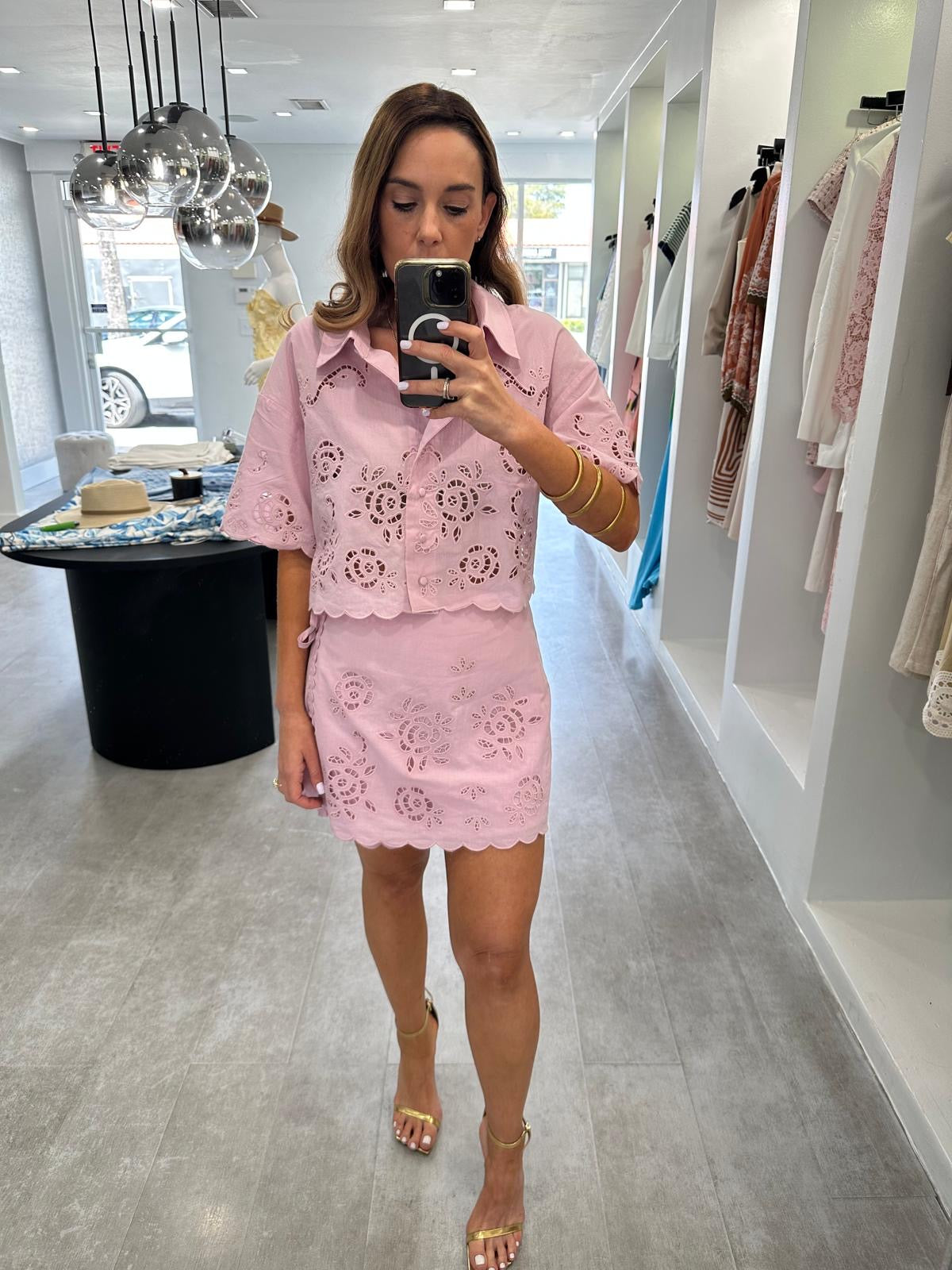 MAUVE ROSE SET