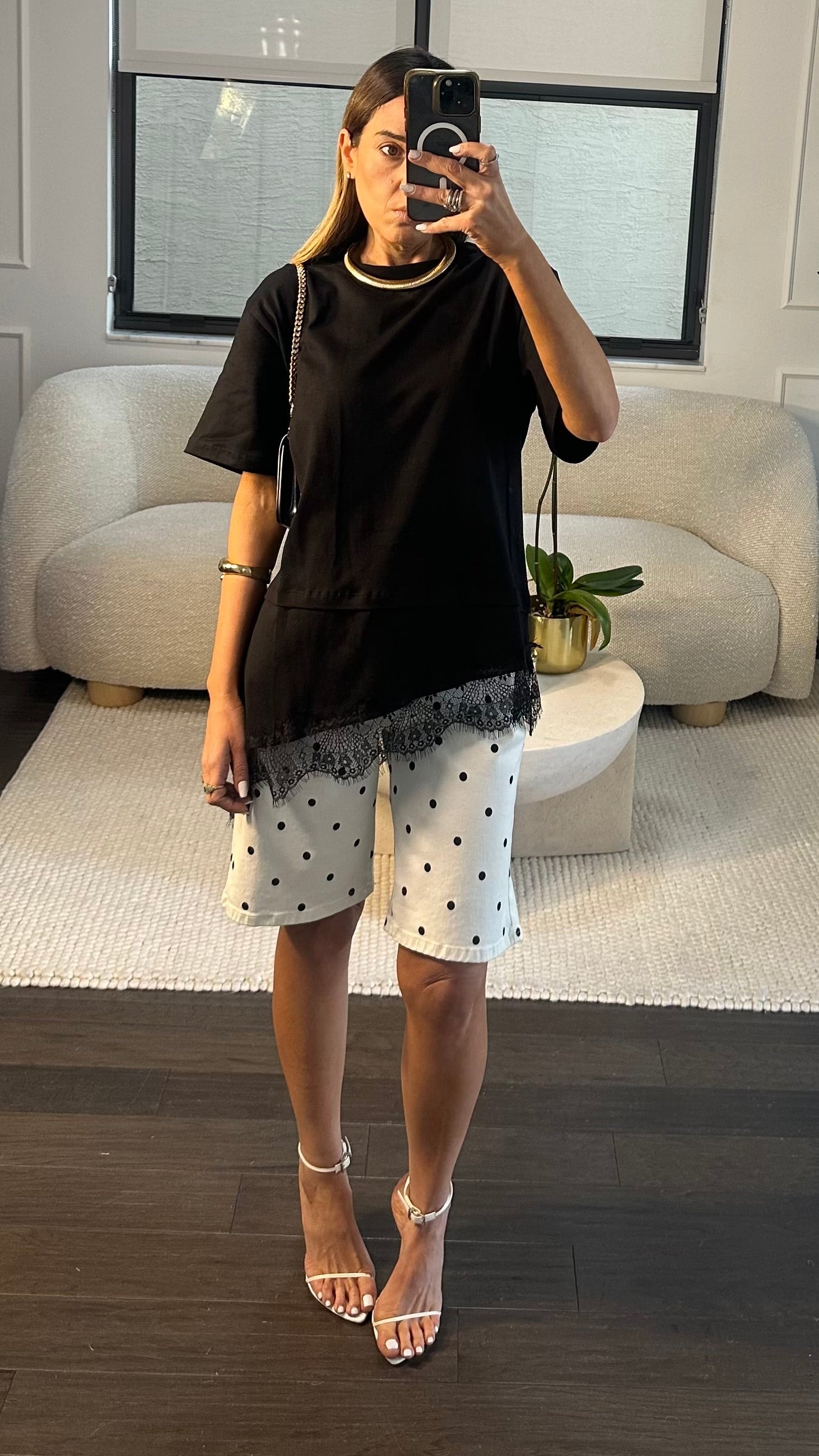 POLKA DOT BERMUDAS