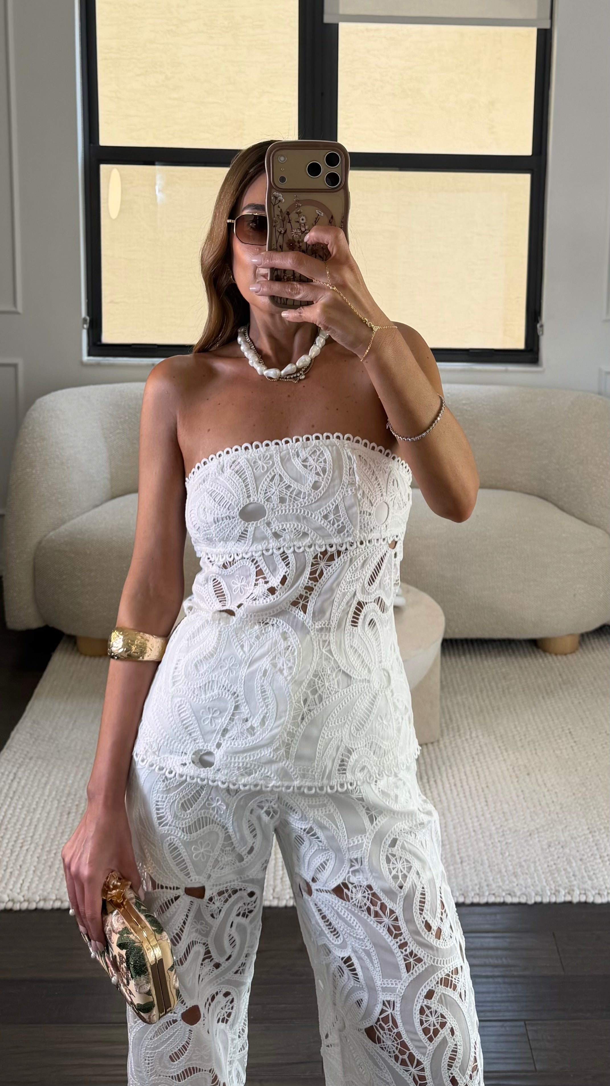 IBIZA BLOOM STRAPLESS SET