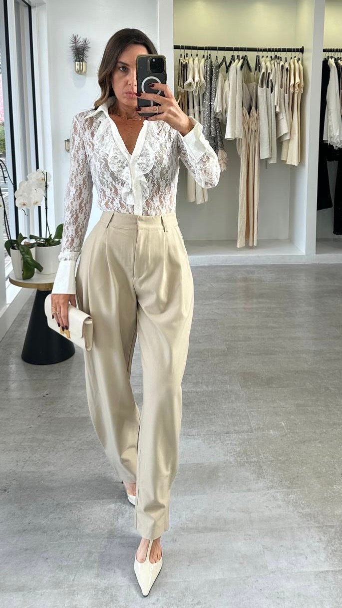 MILAN PLEATED TROUSERS