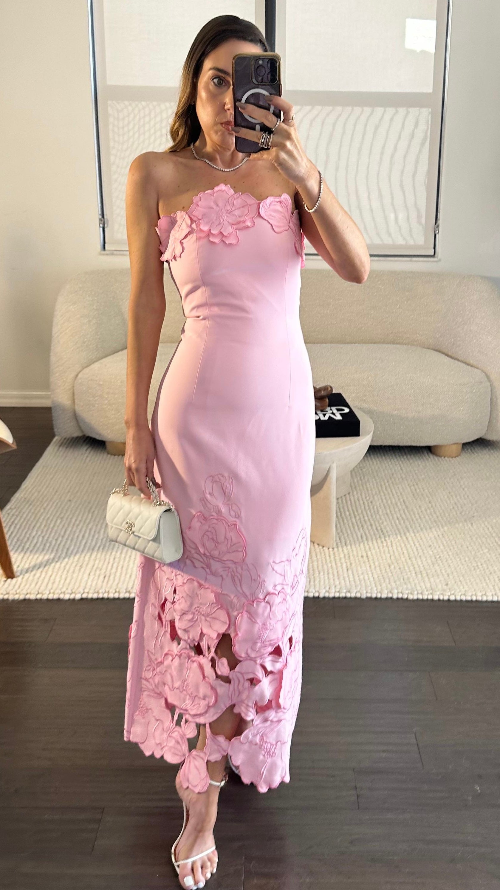 BLUSH PETAL MUSE DRESS