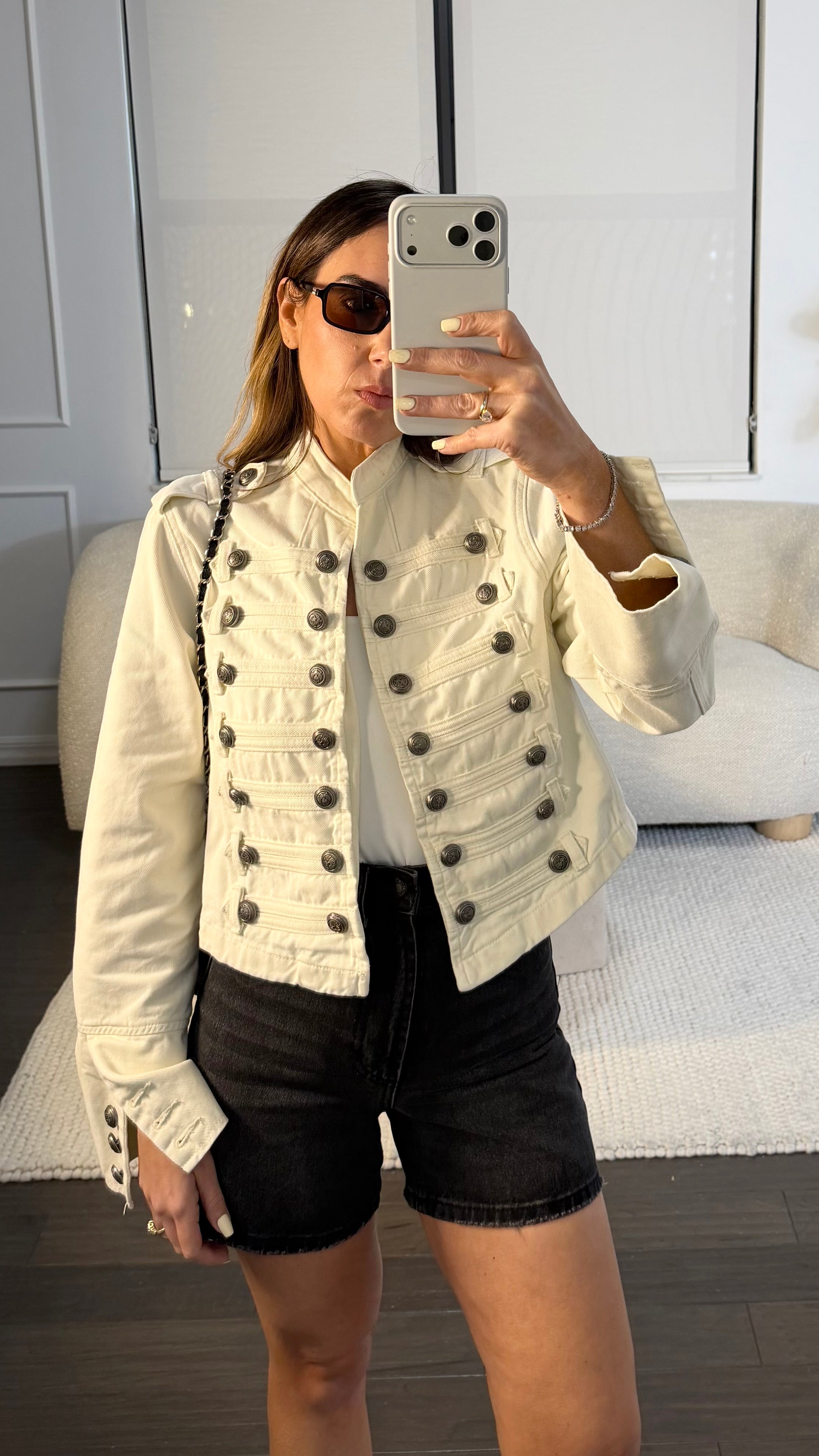 WHITE NAPOLEON JACKET