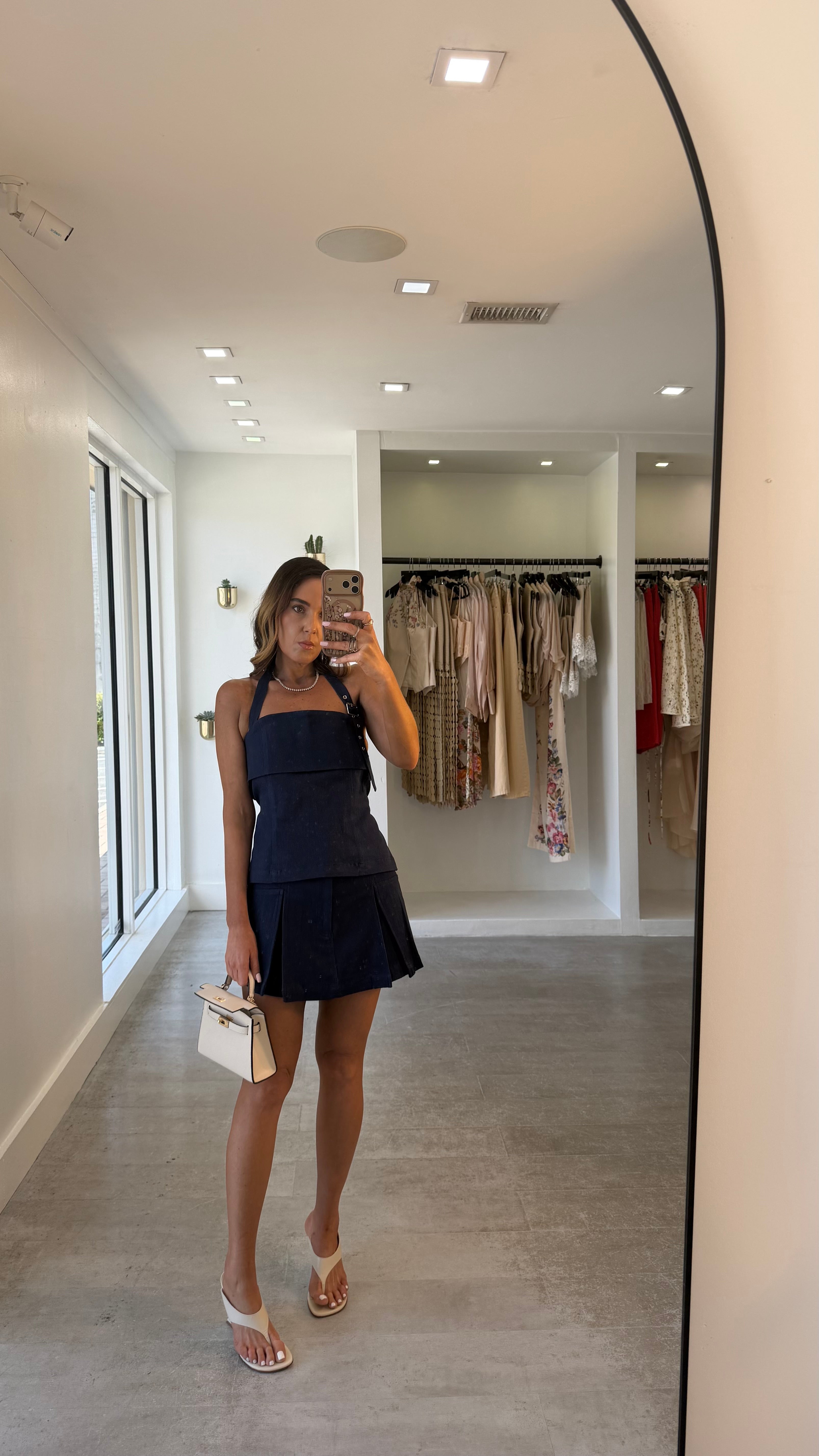 NAVY BELTED MINI SET
