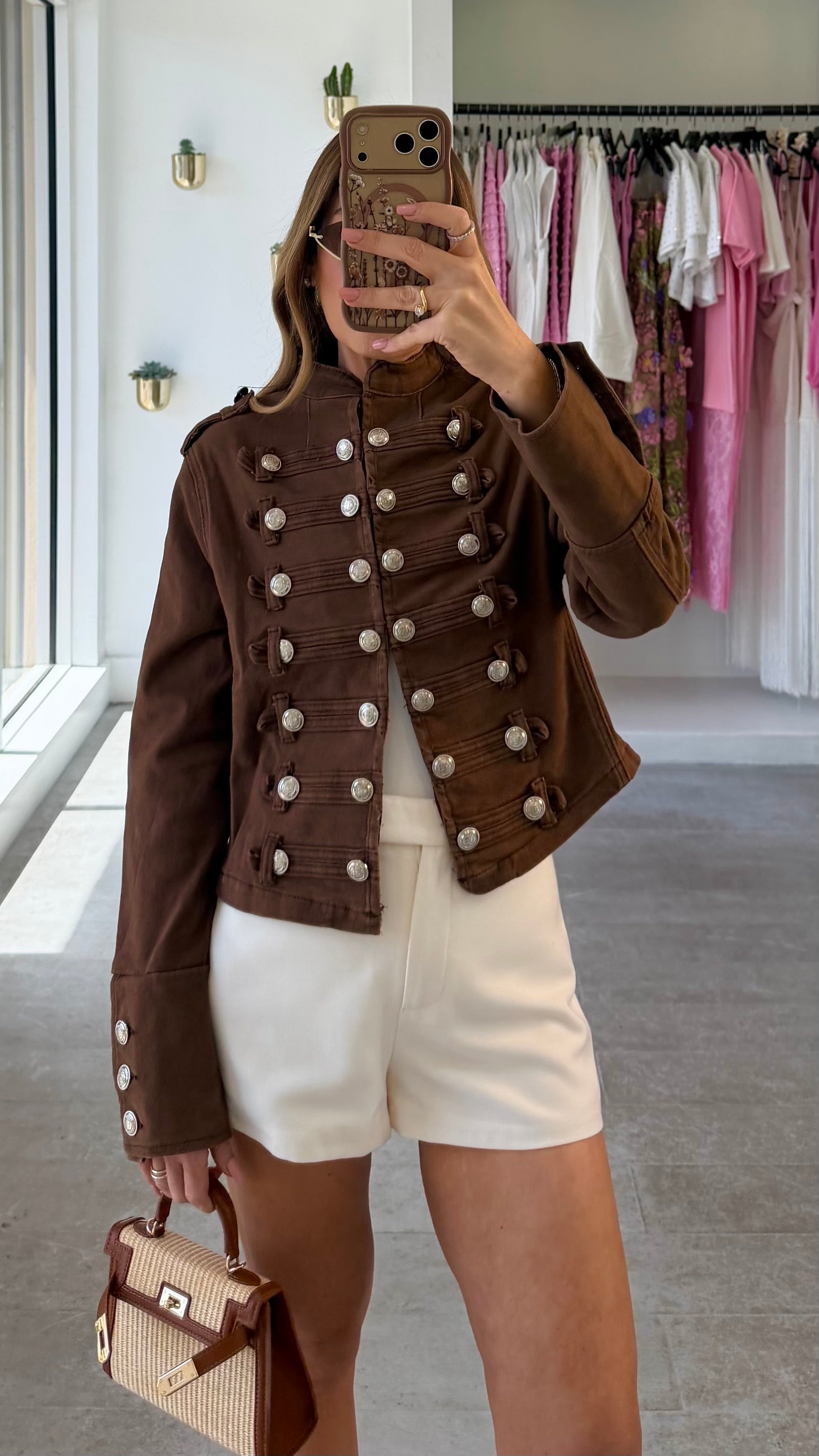 MOCHA NAPOLEON JACKET