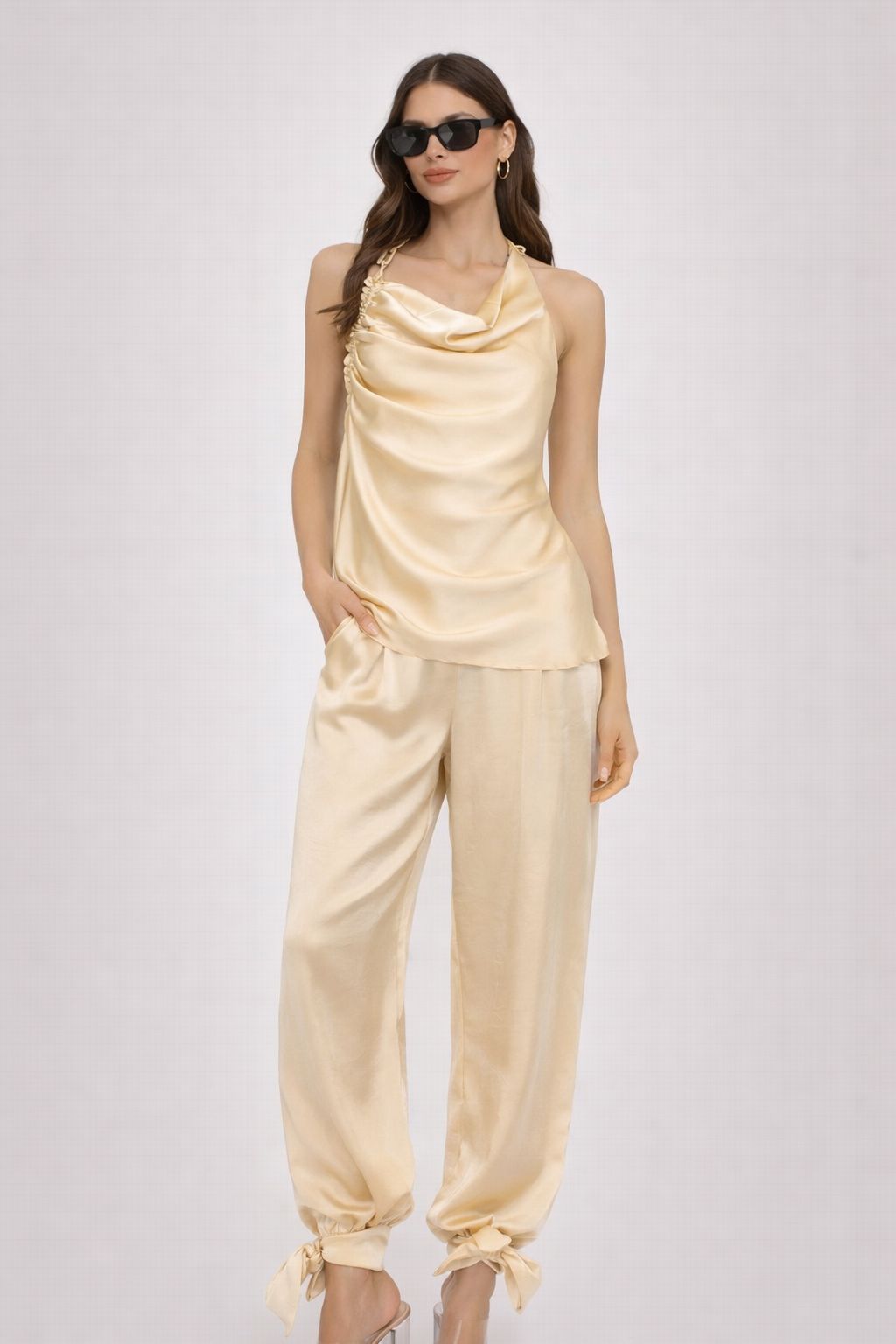 BUTTER SILK PANT SET
