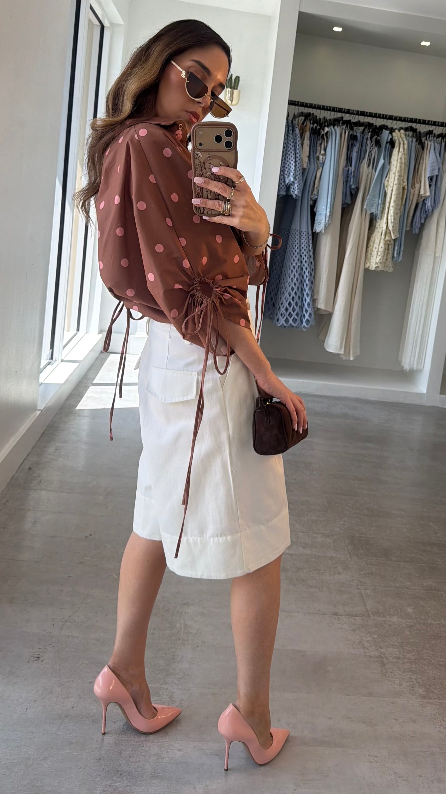 TAILORED HIGH-WAIST SHORTS