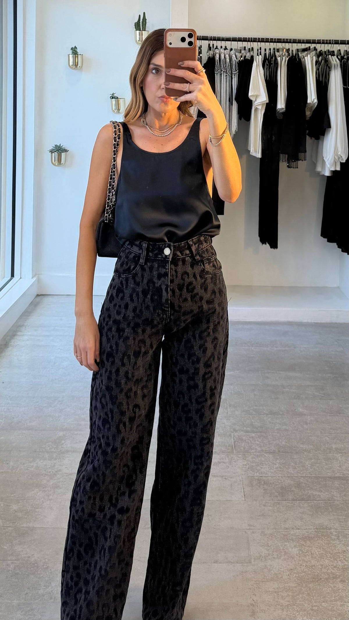 SHADOW LEOPARD DENIM