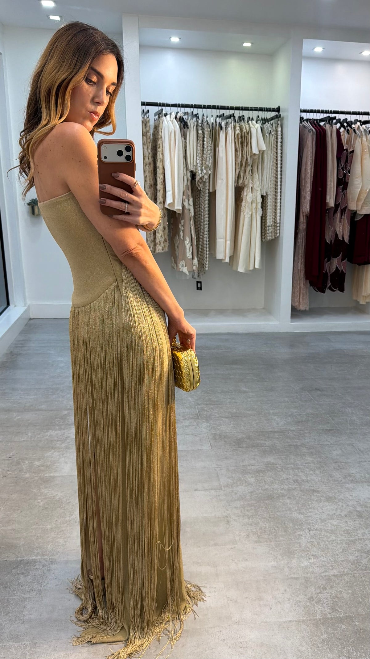 GODDESS FRINGE DRESS