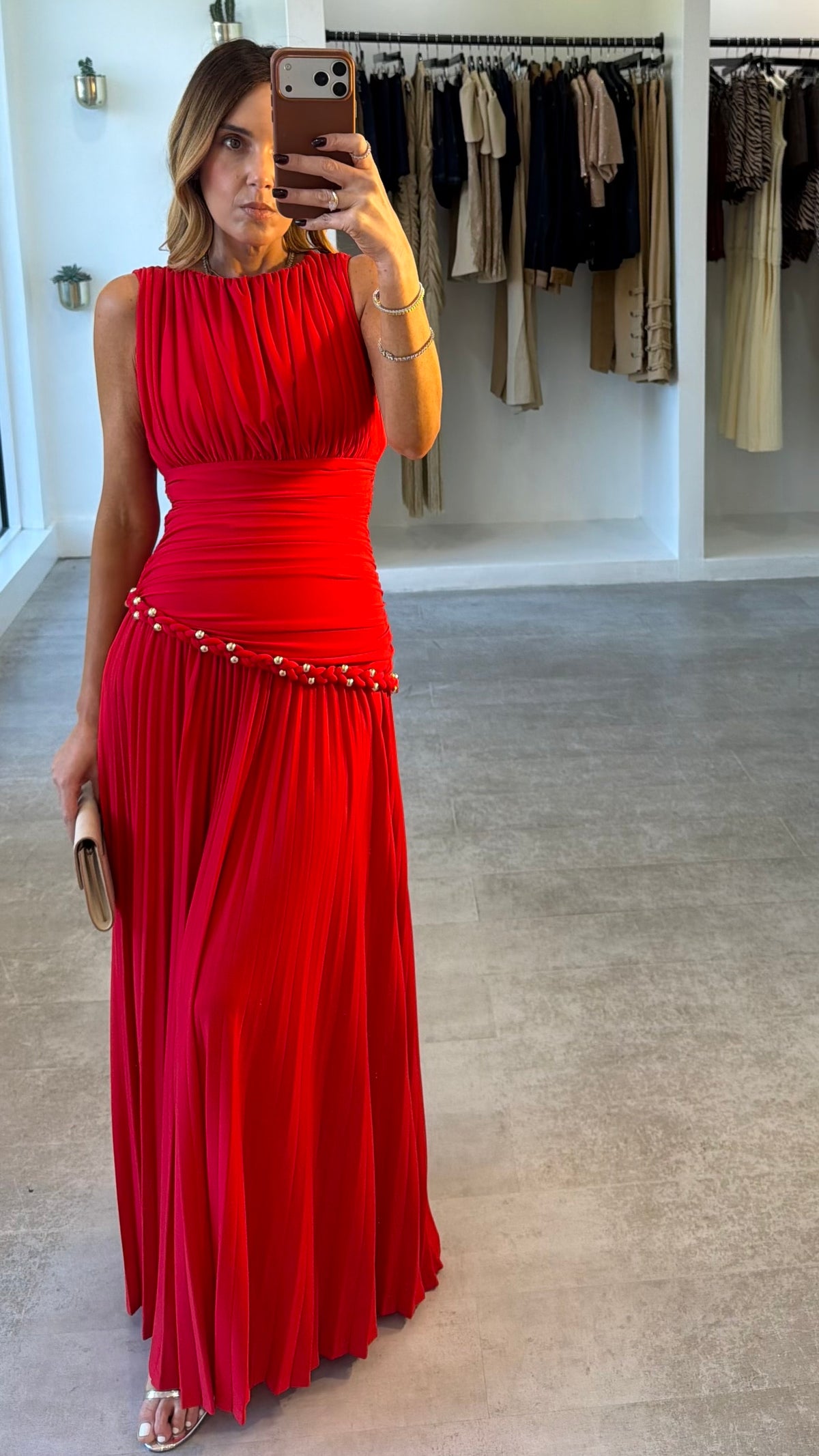 CHERRY STUDS MAXI