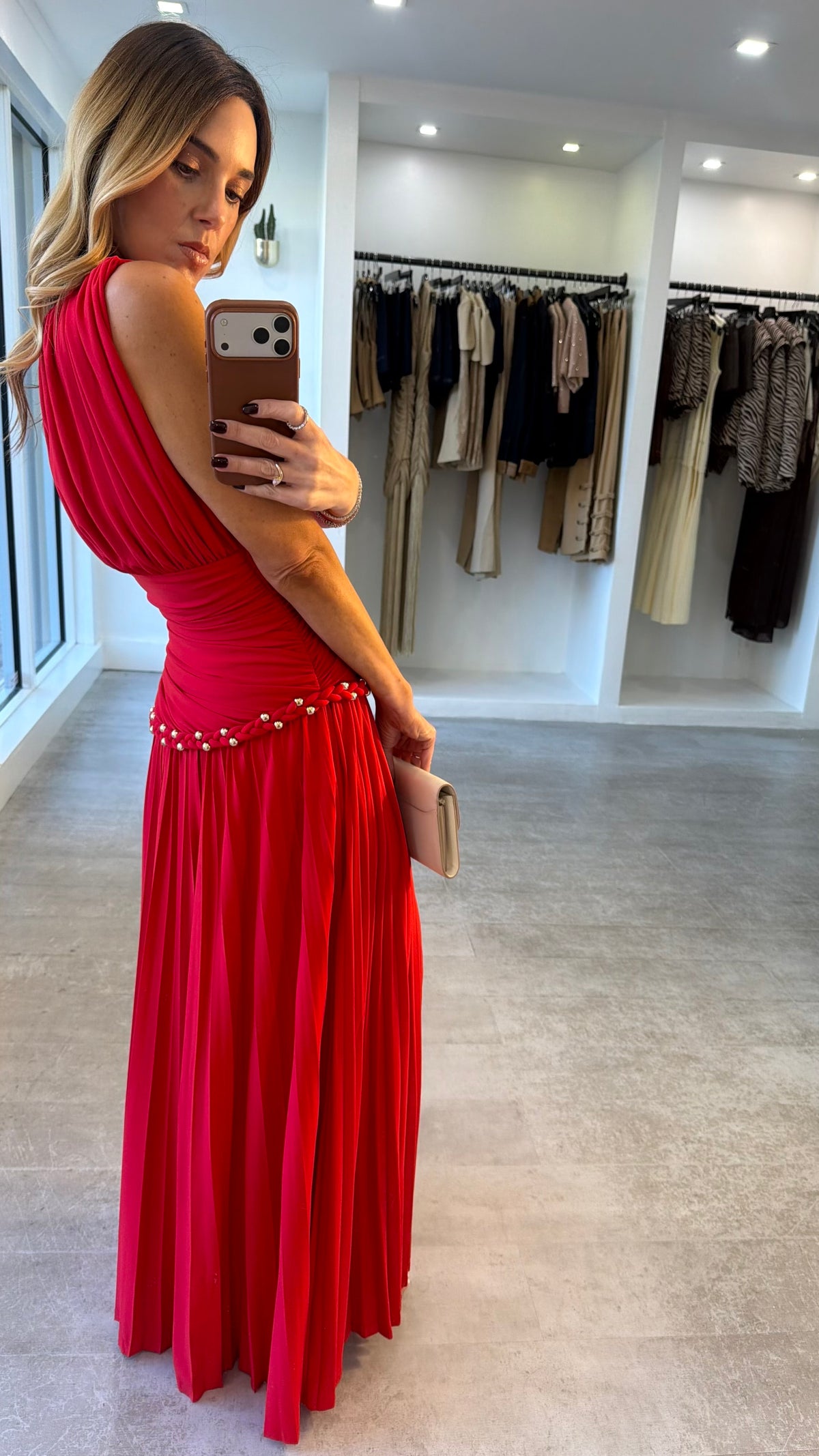 CHERRY STUDS MAXI