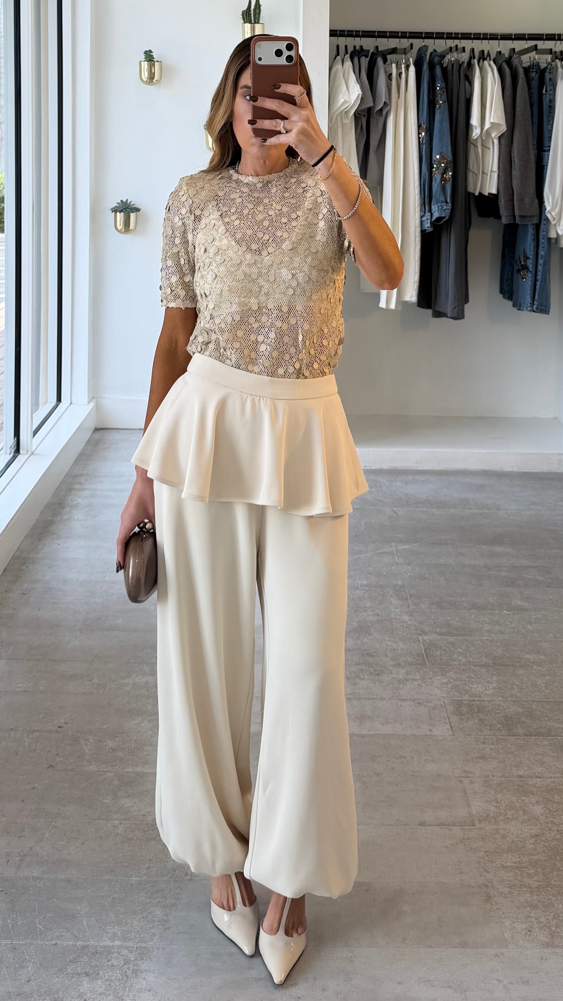 THE PEPLUM TROUSERS
