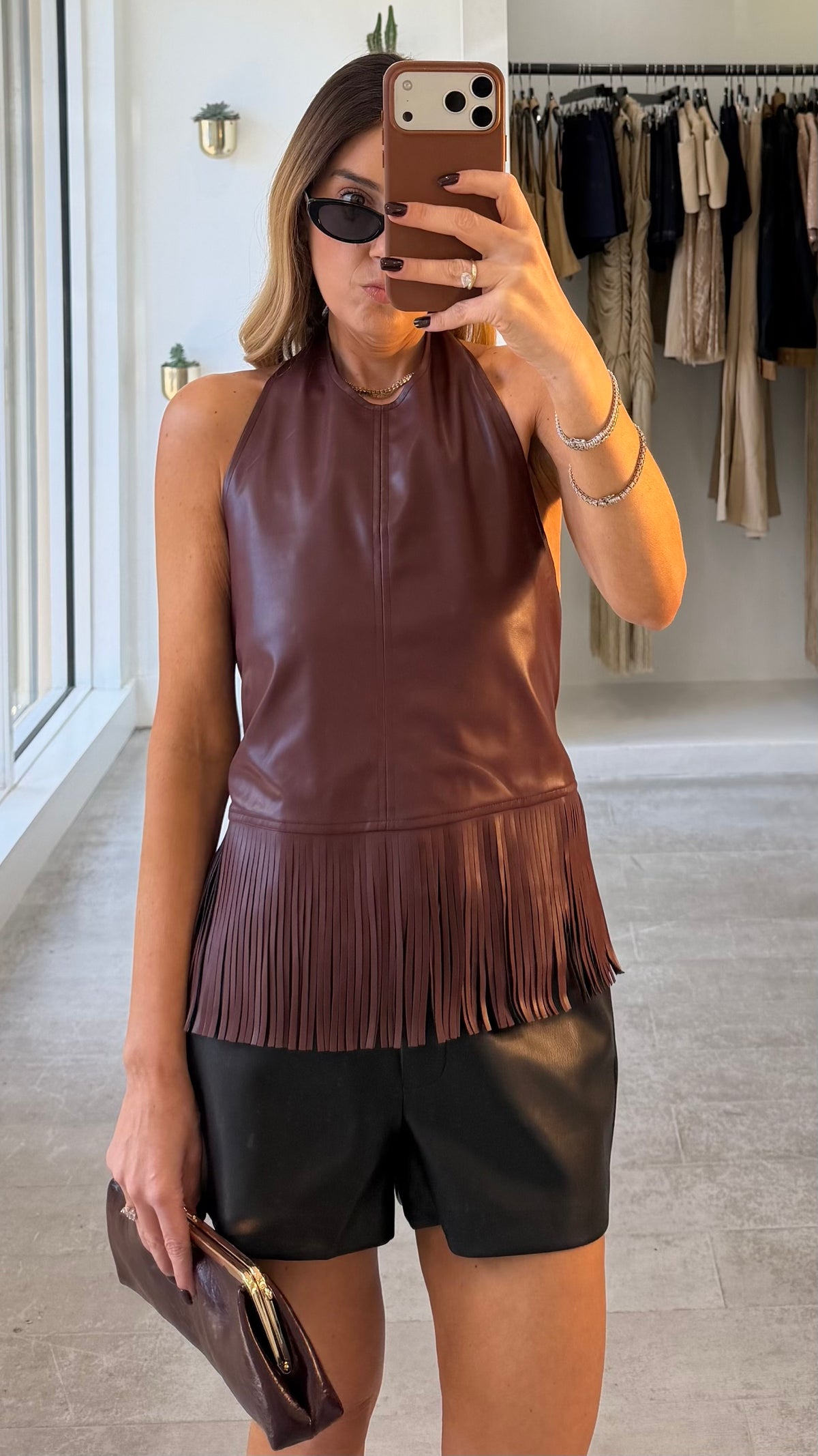 TRUFFLE FRINGE TOP