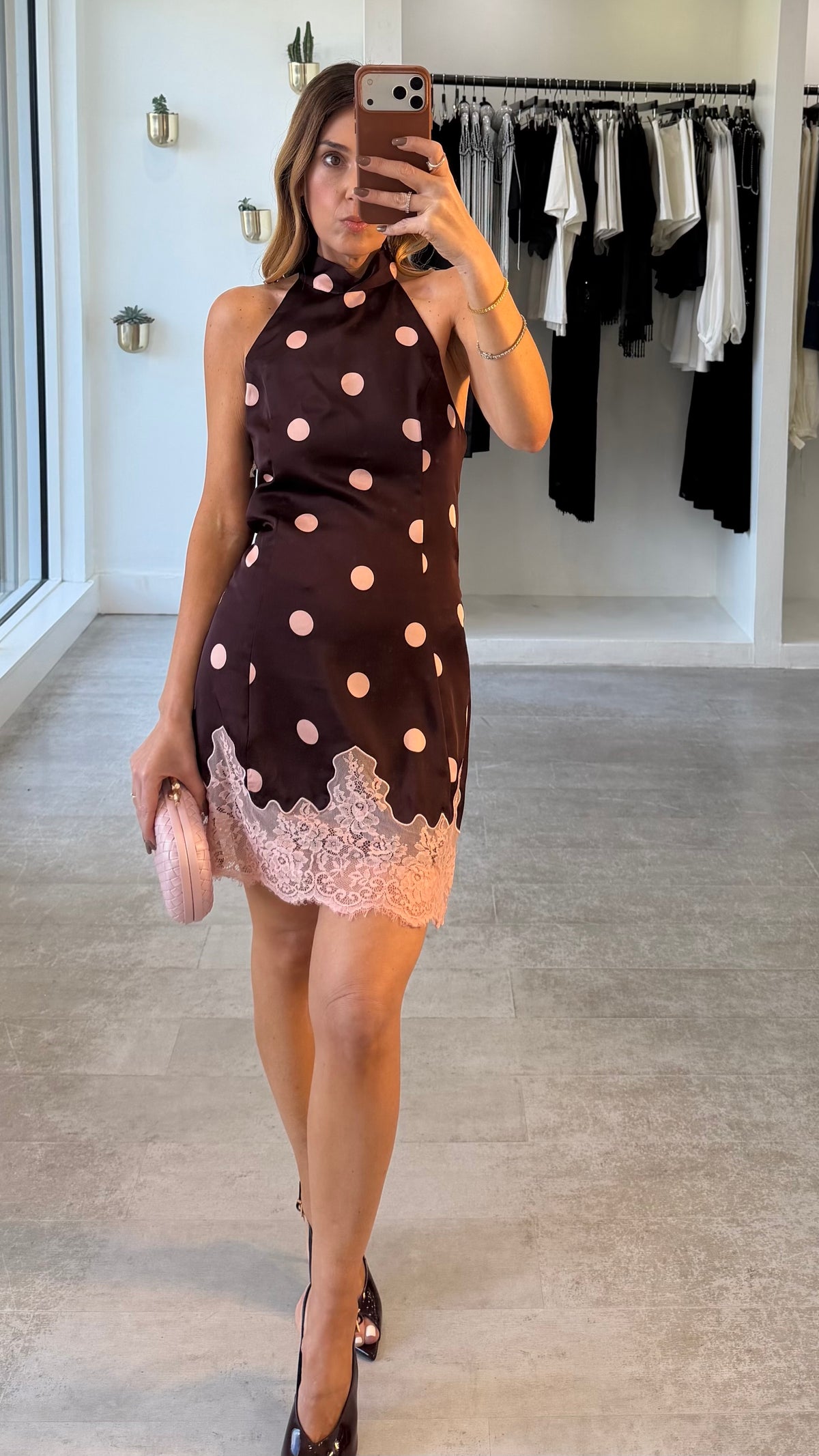 CHERRY DOT DRESS