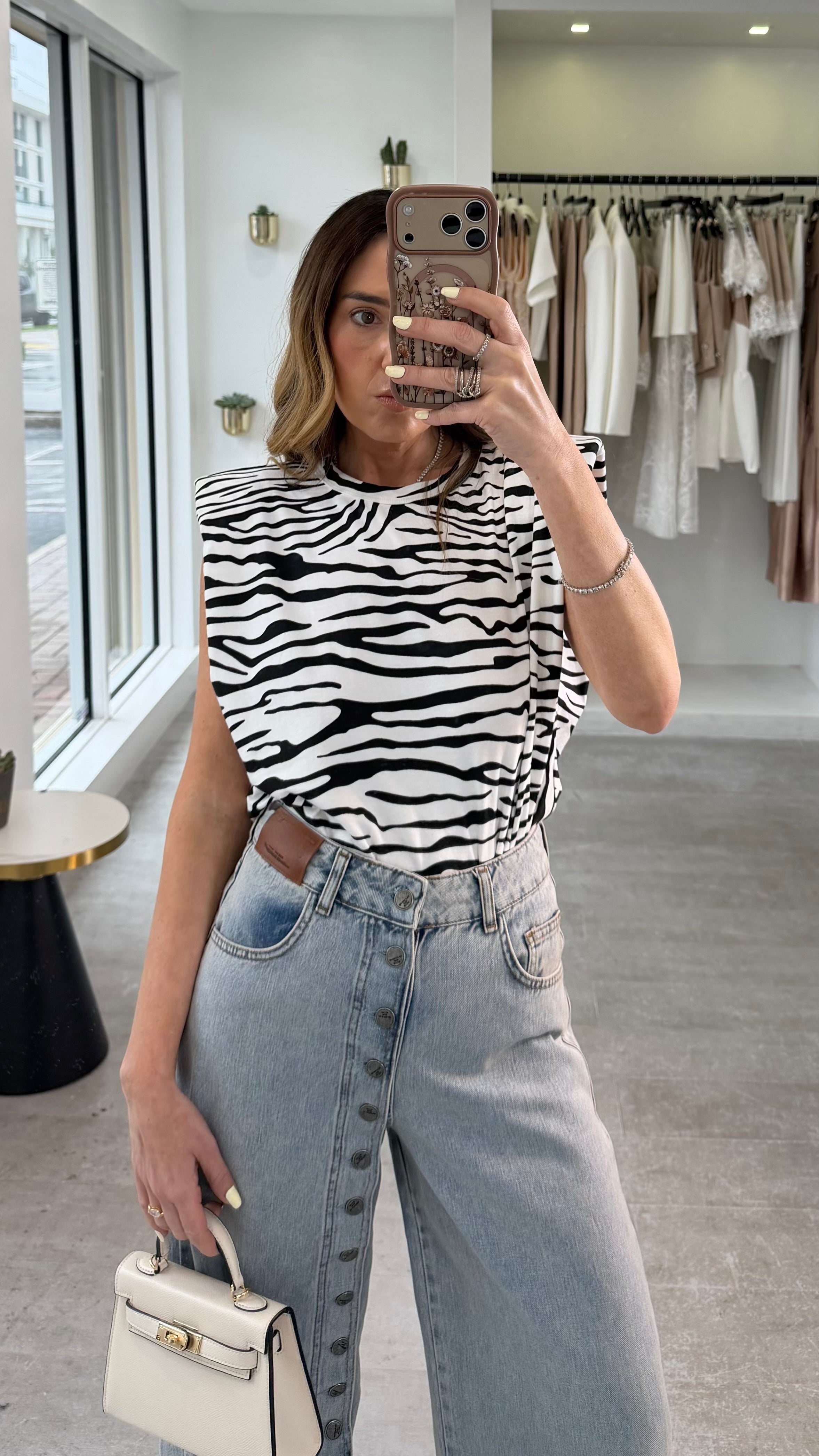 ZEBRA PUFF TEE