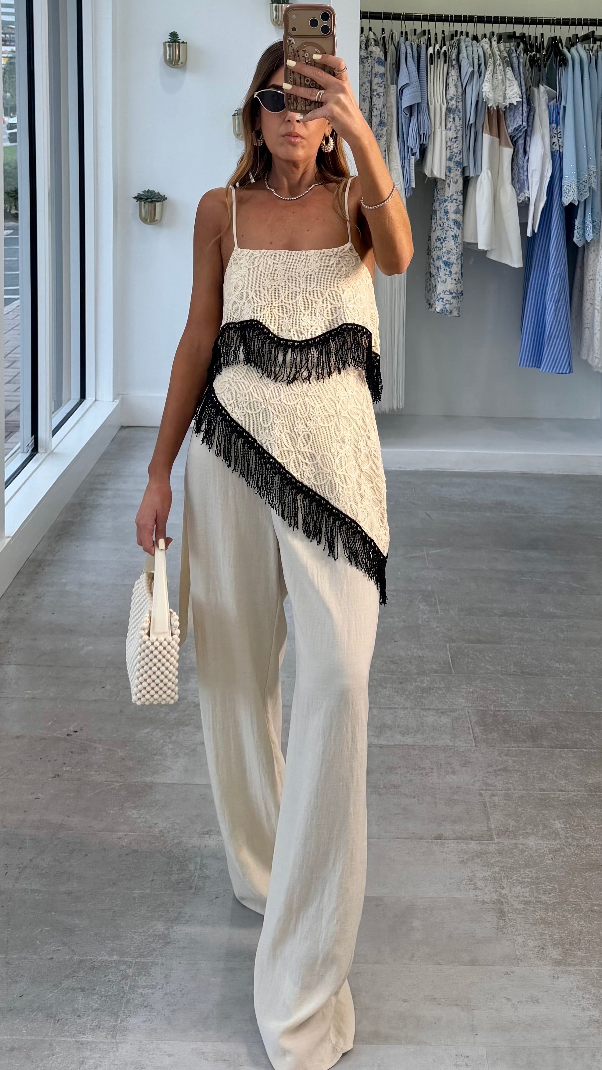 CROCHET FRINGE SET