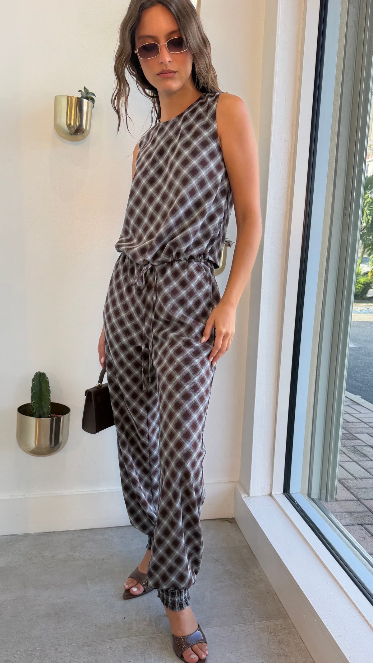 TRUFFLE PLAID SET