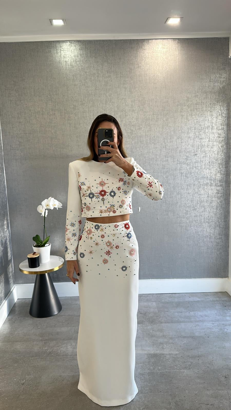 CRYSTAL MULTI SKIRT SET