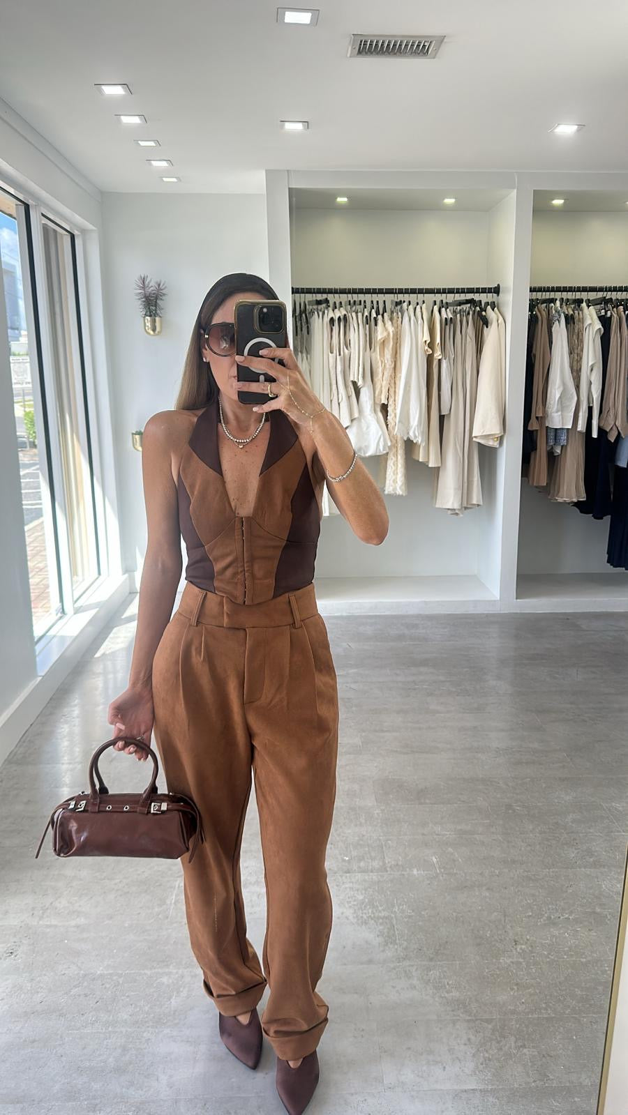 DUO SUEDE CORSET