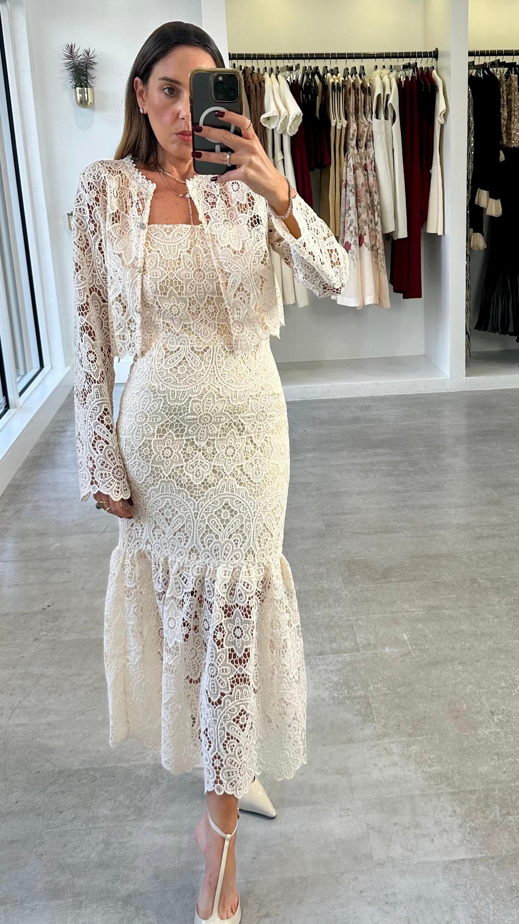 IVORY LACE HARMONY SET