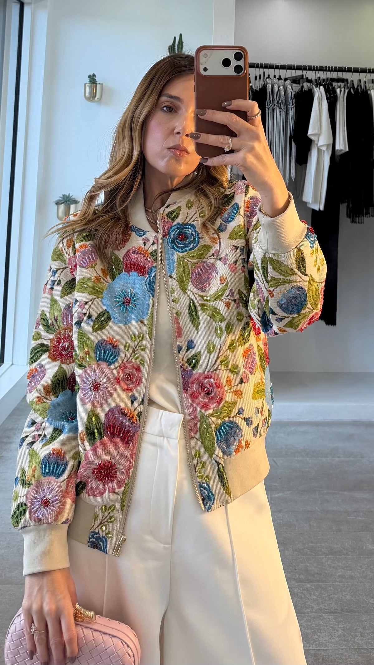 PAINTERLY BLOOM JACKET