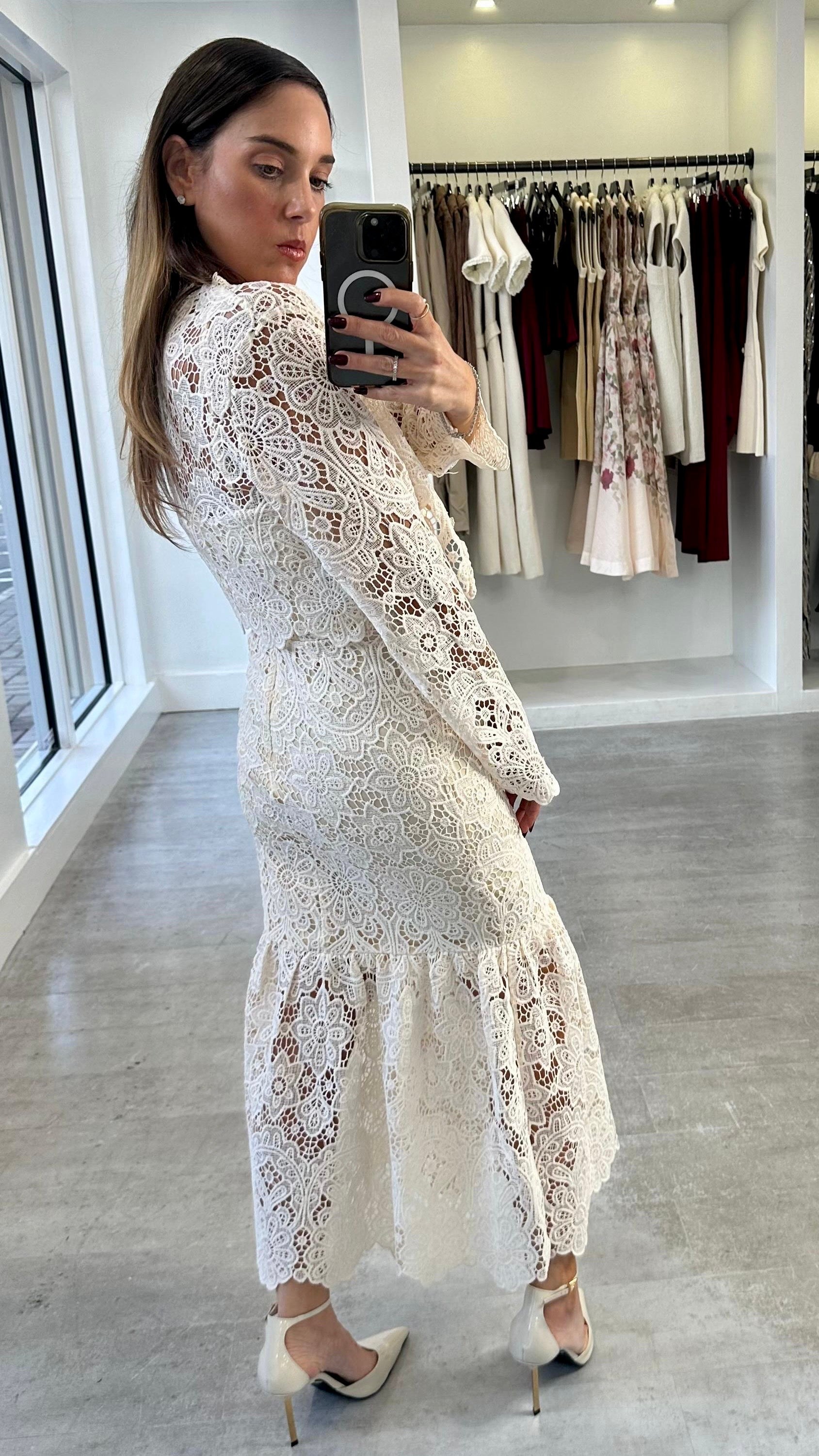 IVORY LACE HARMONY SET