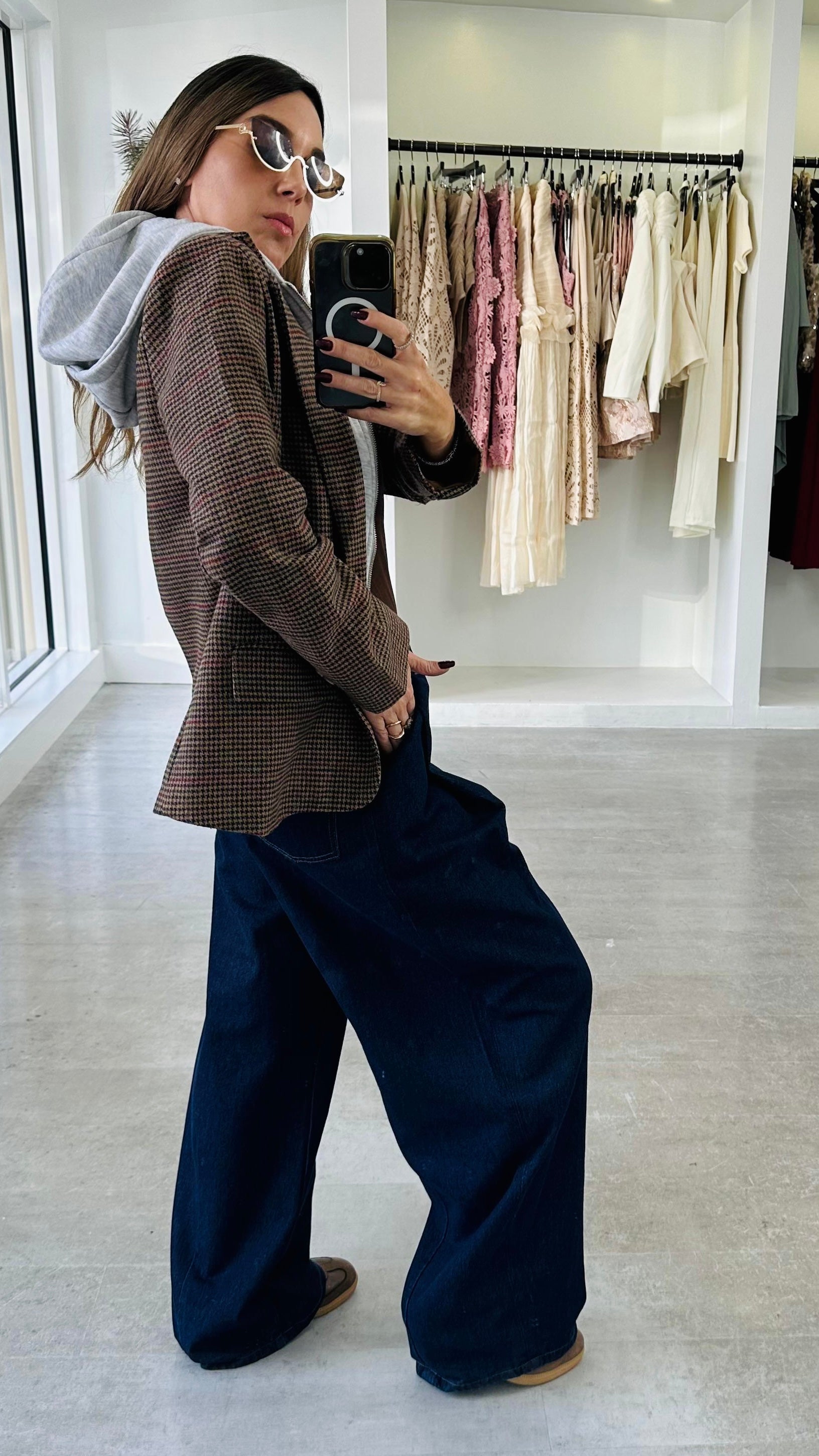 EXPRESSO CHECK BLAZER