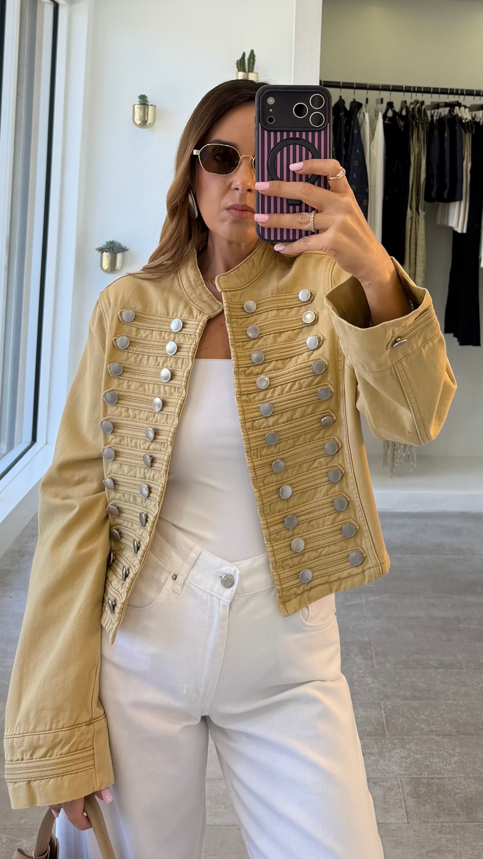 BEIGE NAPOLEON JACKET