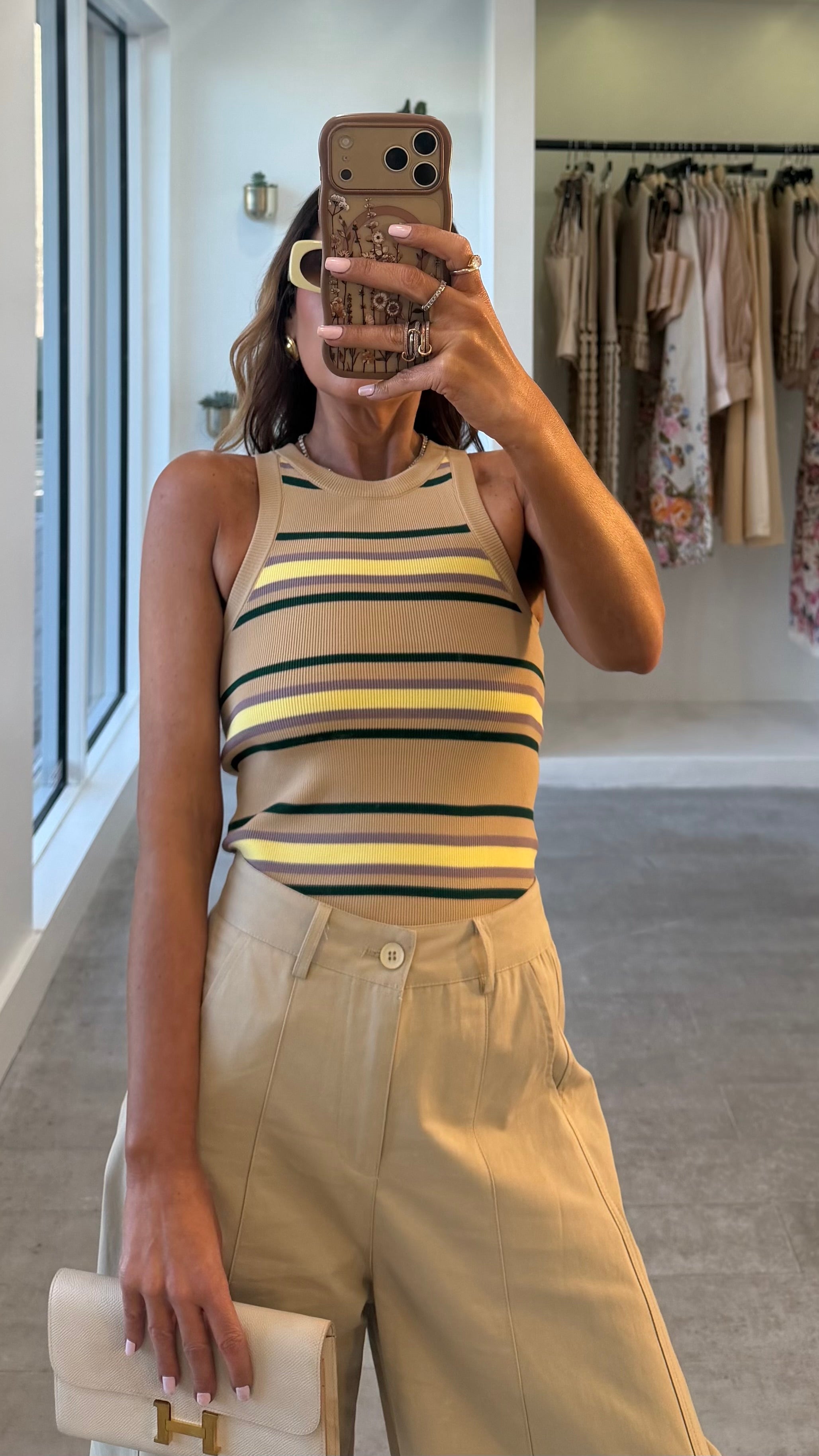 BEIGE UTILITY PANTS