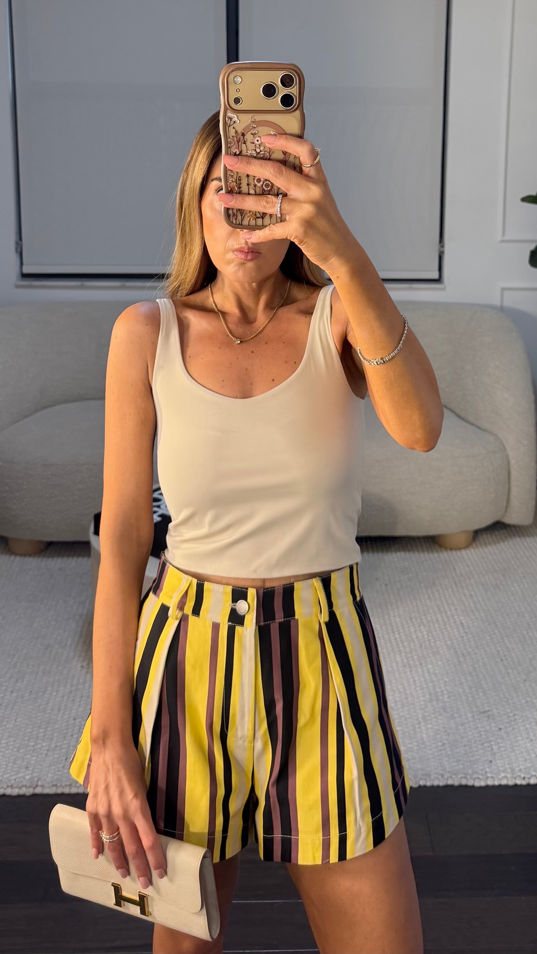 ALMAFI STRIPED SHORTS