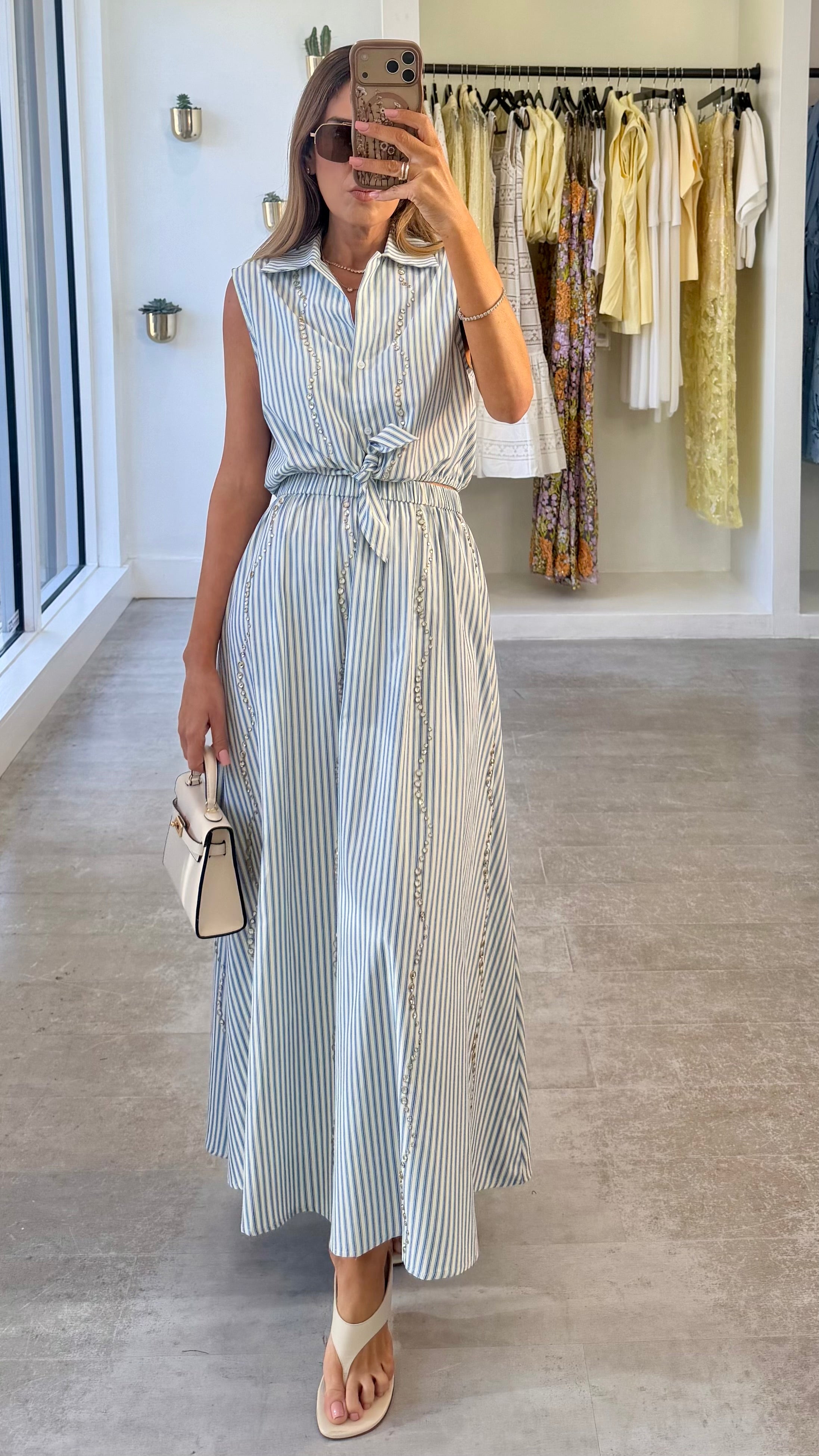 RIVIERA EMBELLISHED SKIRT SET