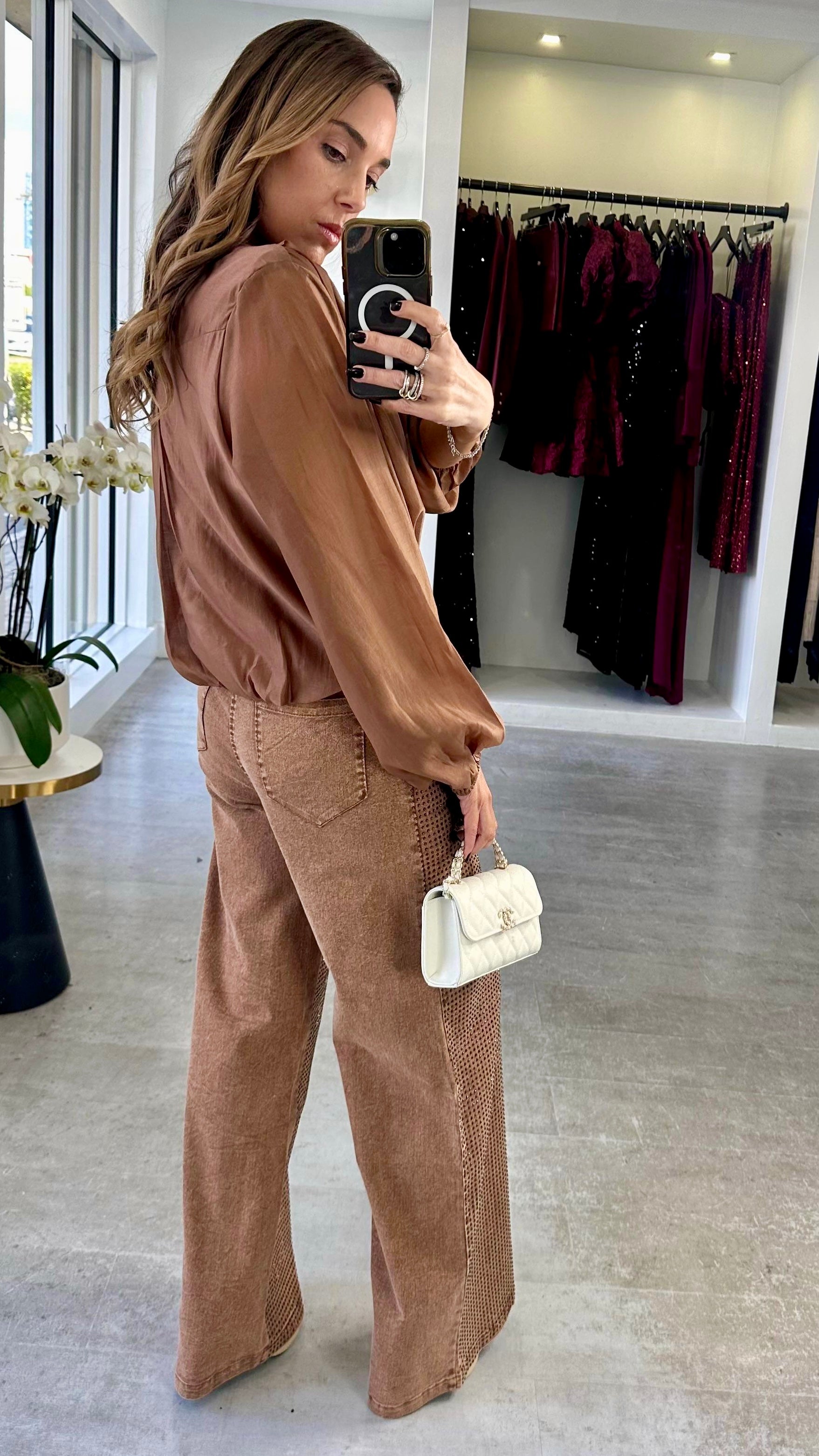 KRYSTAL BRONZE JEANS