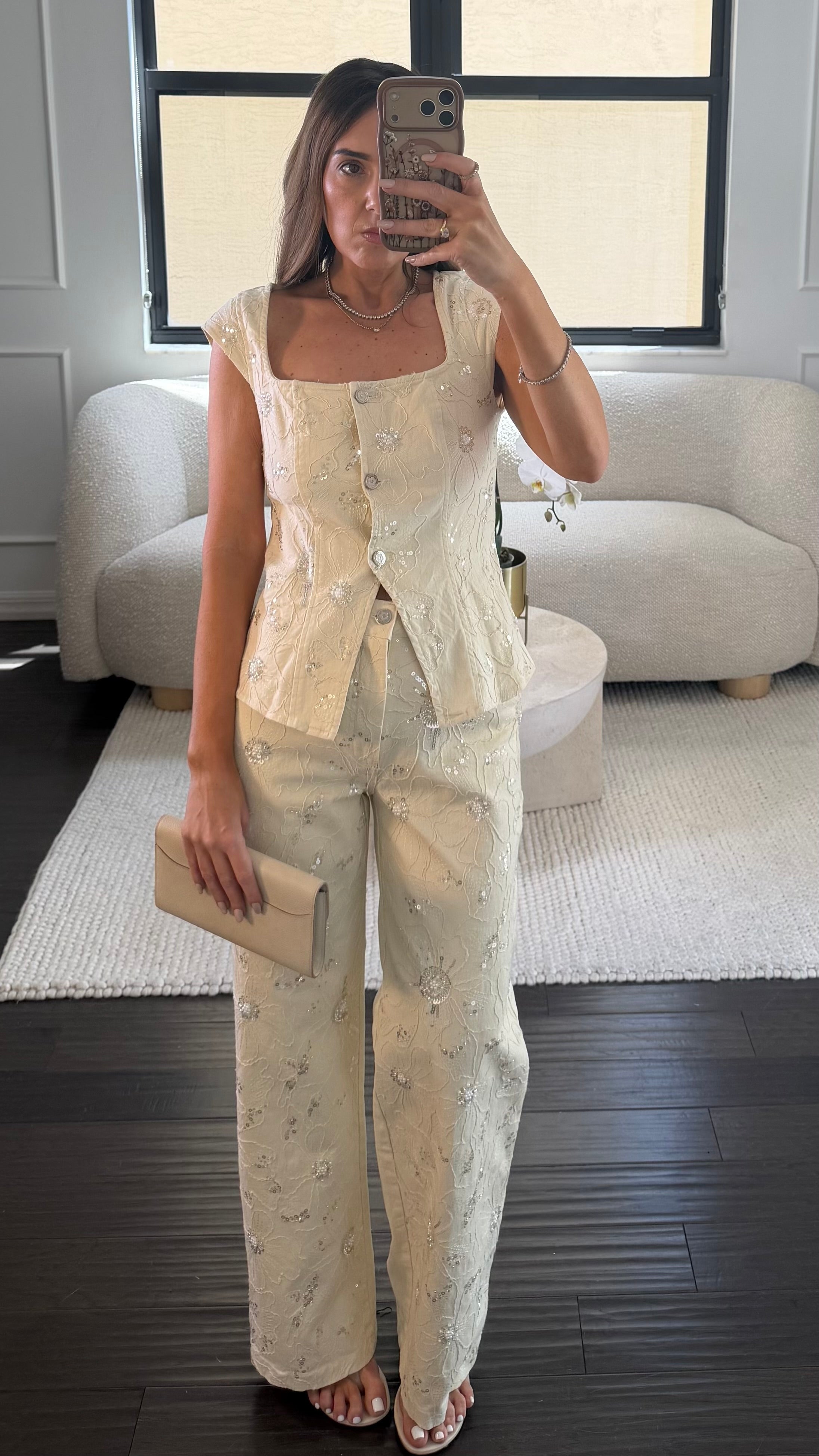 BONE SHINE VEST SET