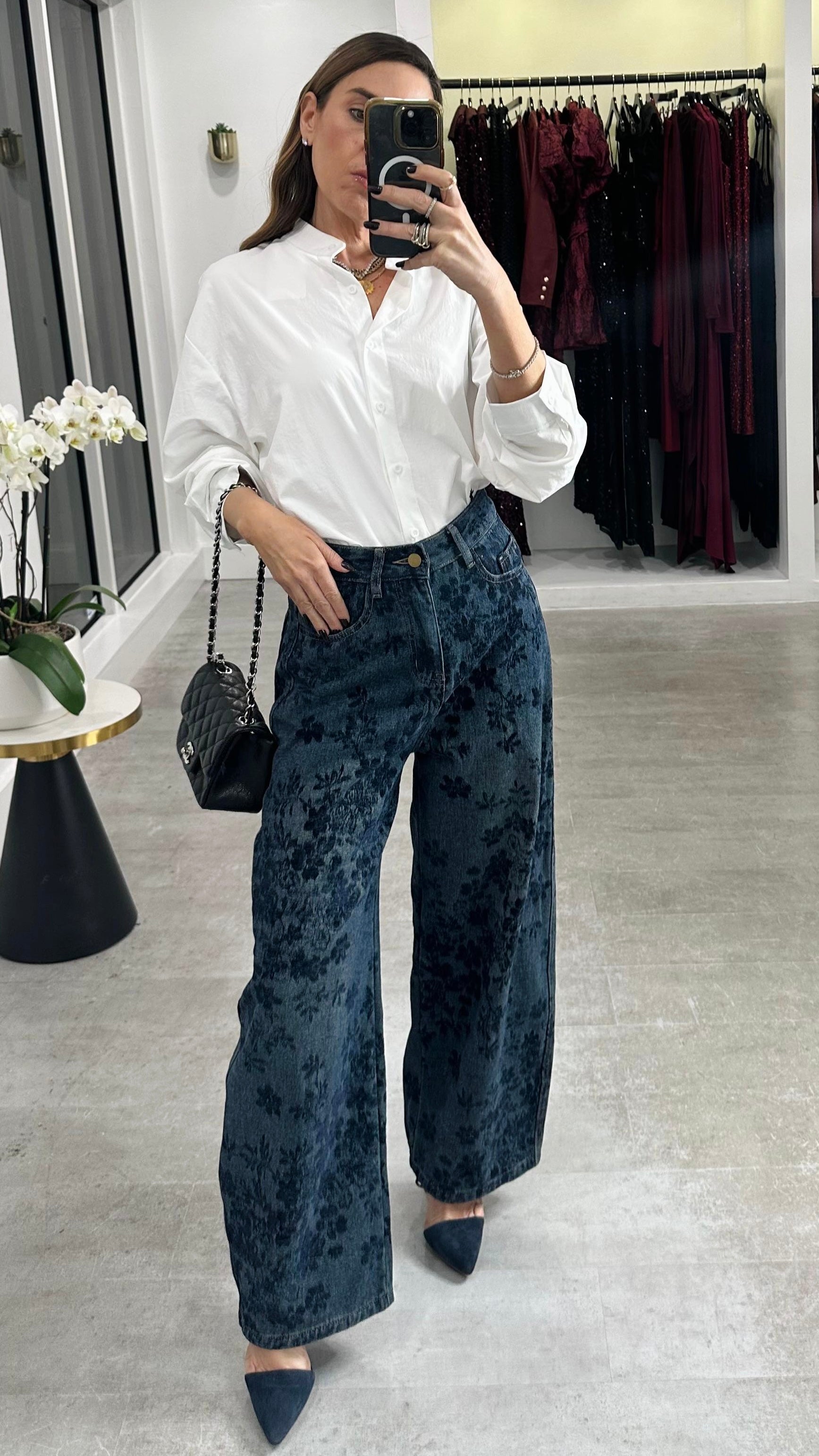 VELVET BLOOM DENIM