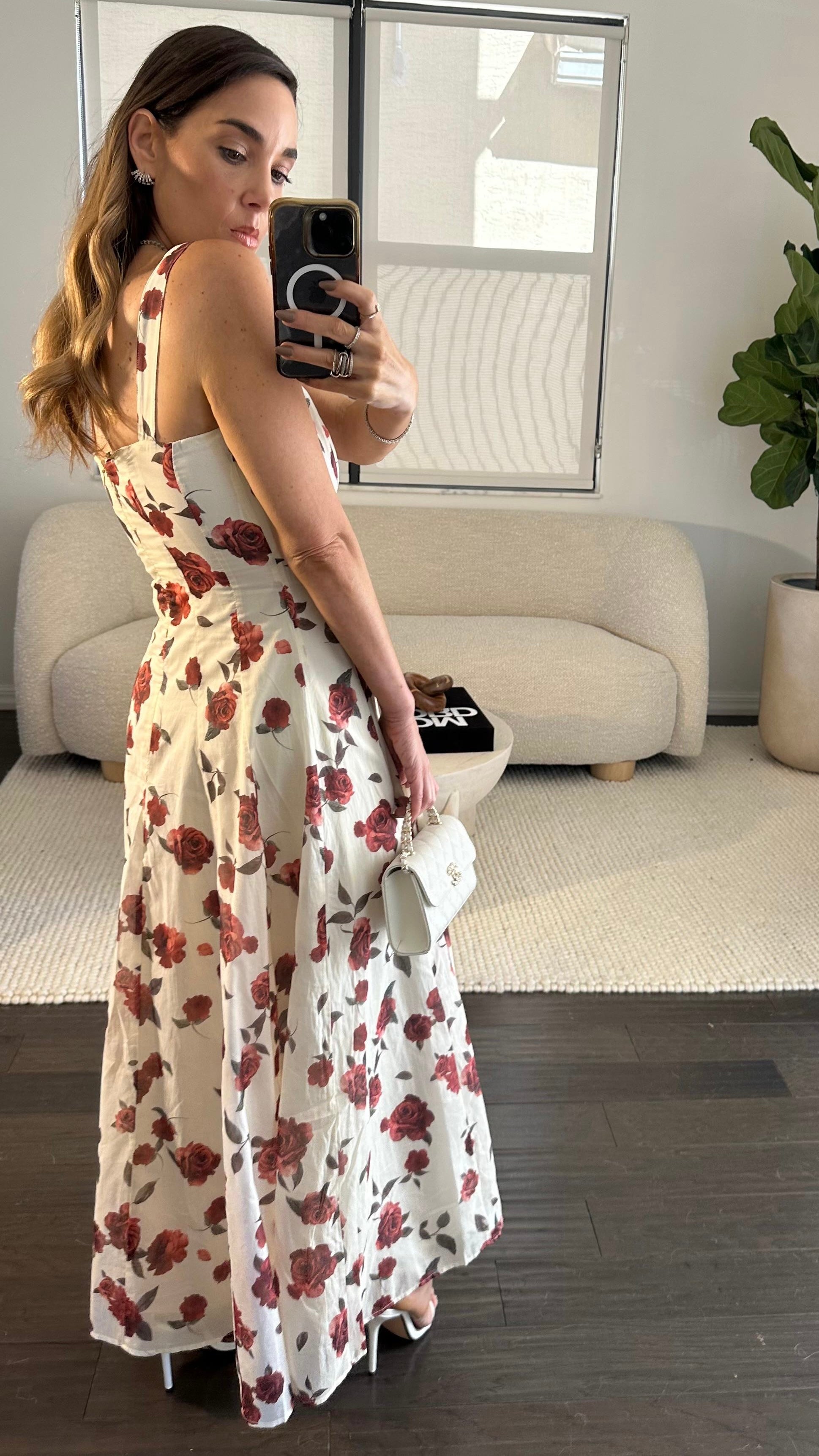 ROSE GARDEN MIDI DRESS