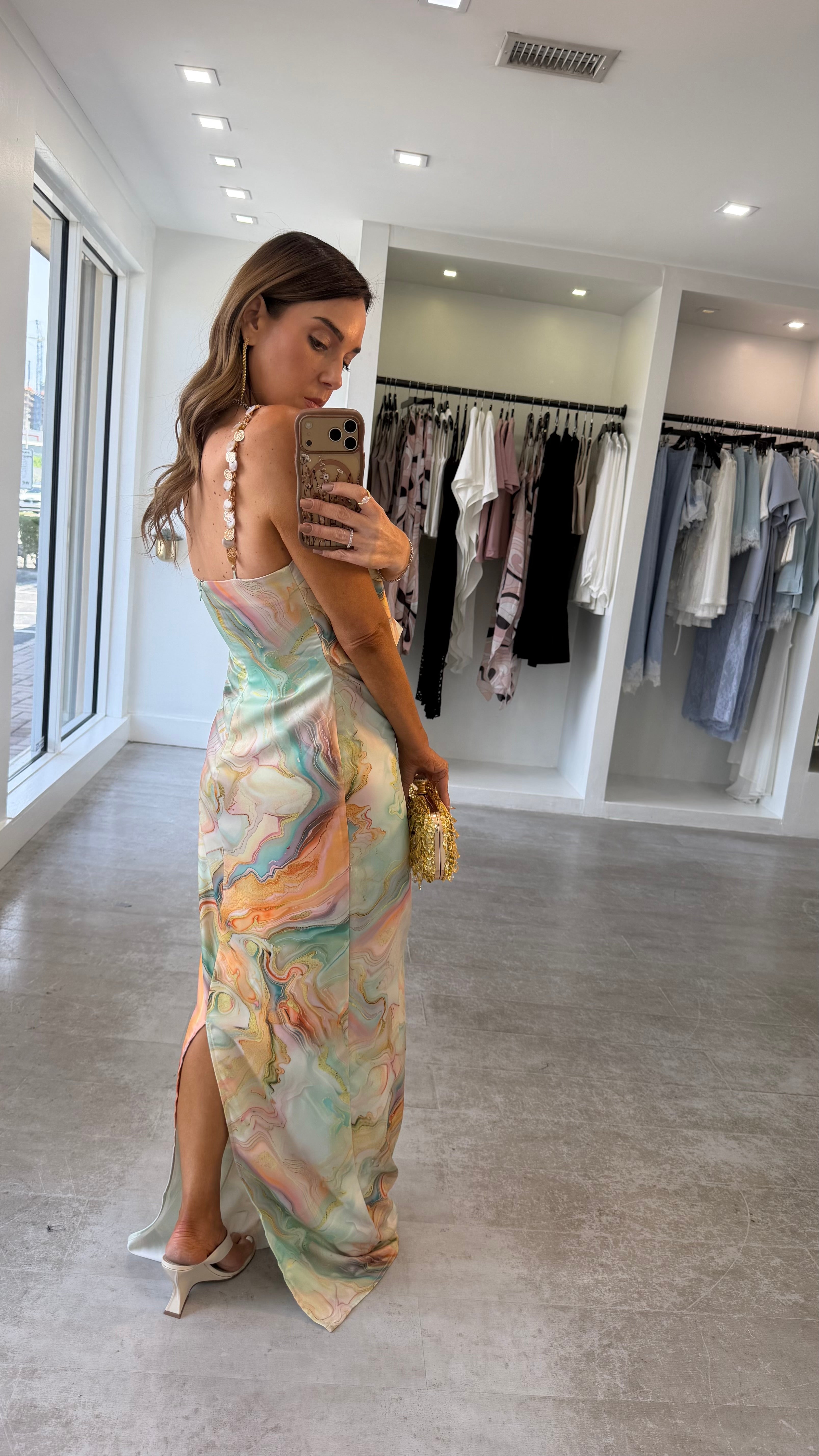 SUNSTONE CHAIN DRESS
