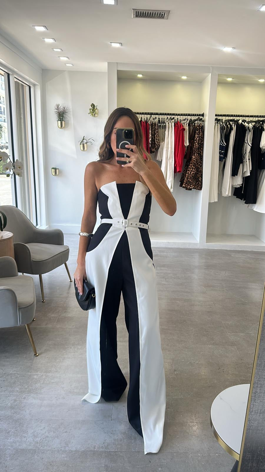 MONOCHROME STATEMENT JUMPER