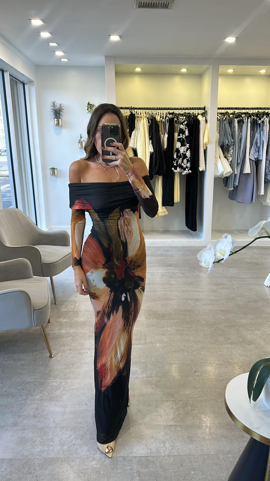 MESH FLOWER MIDI