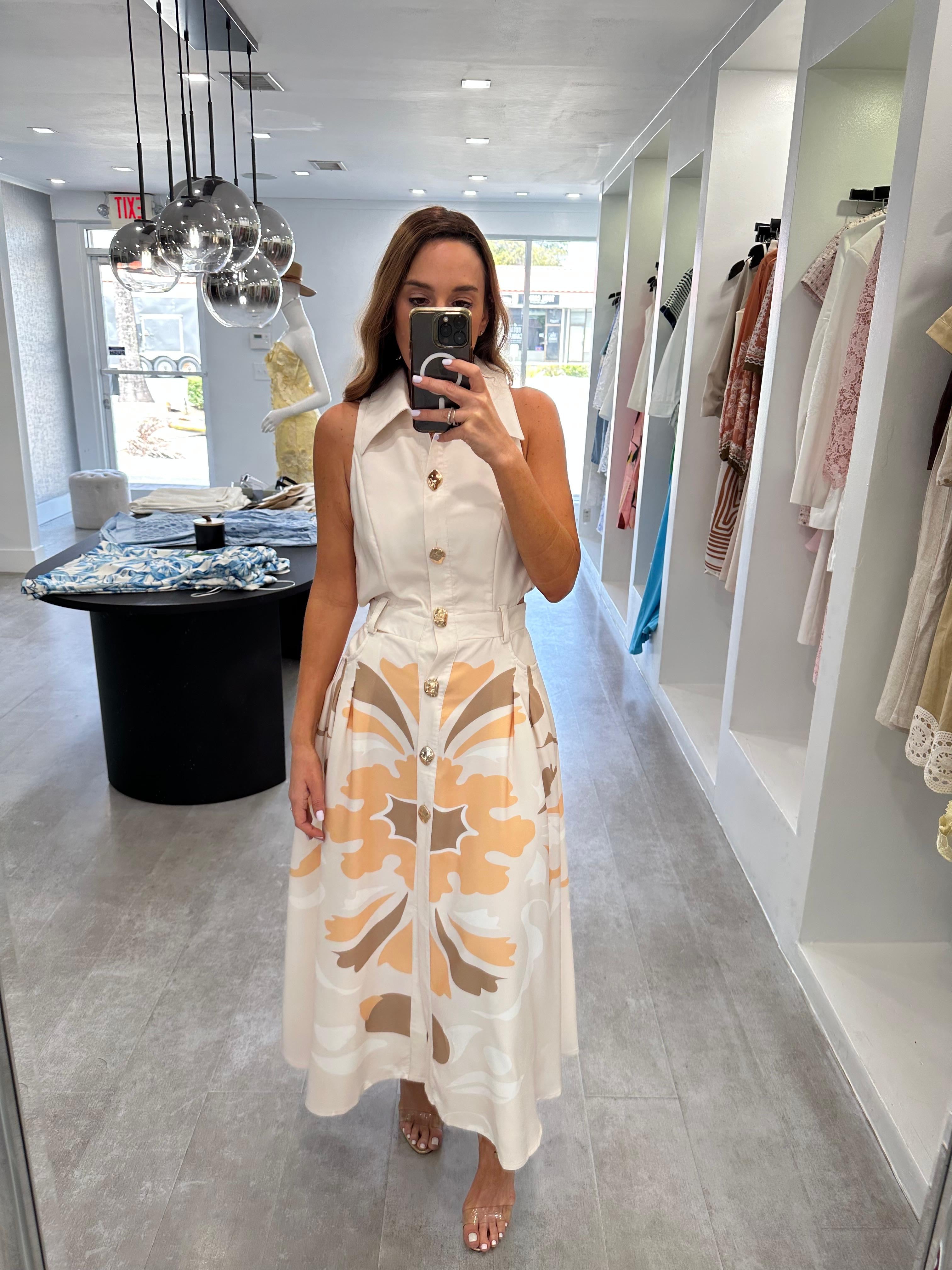 FOREST MIDI DRESS
