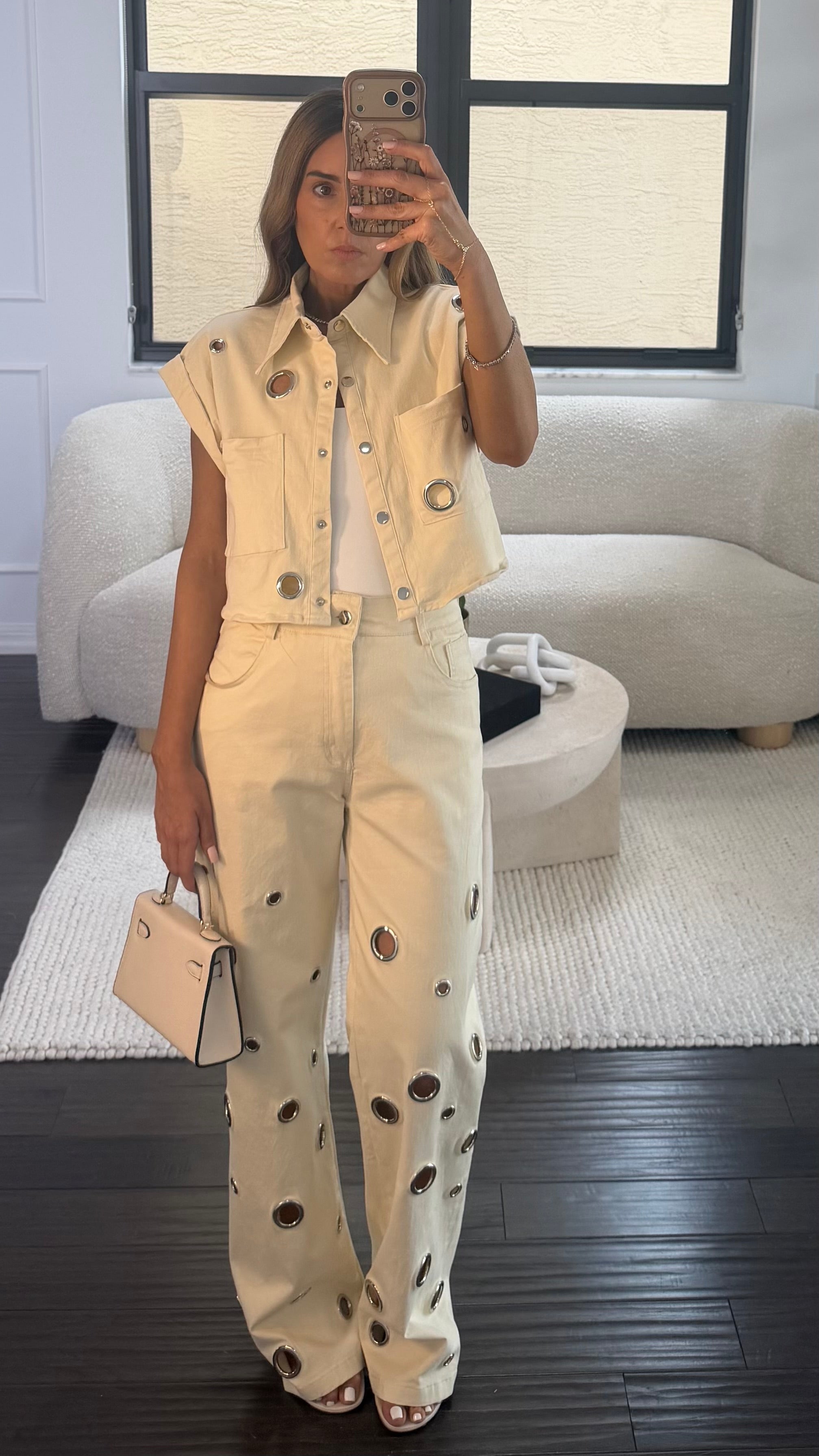 ARENA DENIM TWO-PIECE SET
