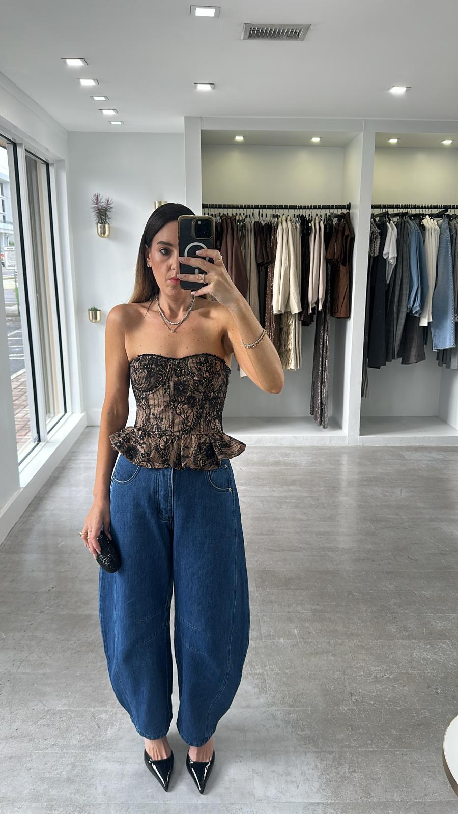 NOIR BLOOM CORSET