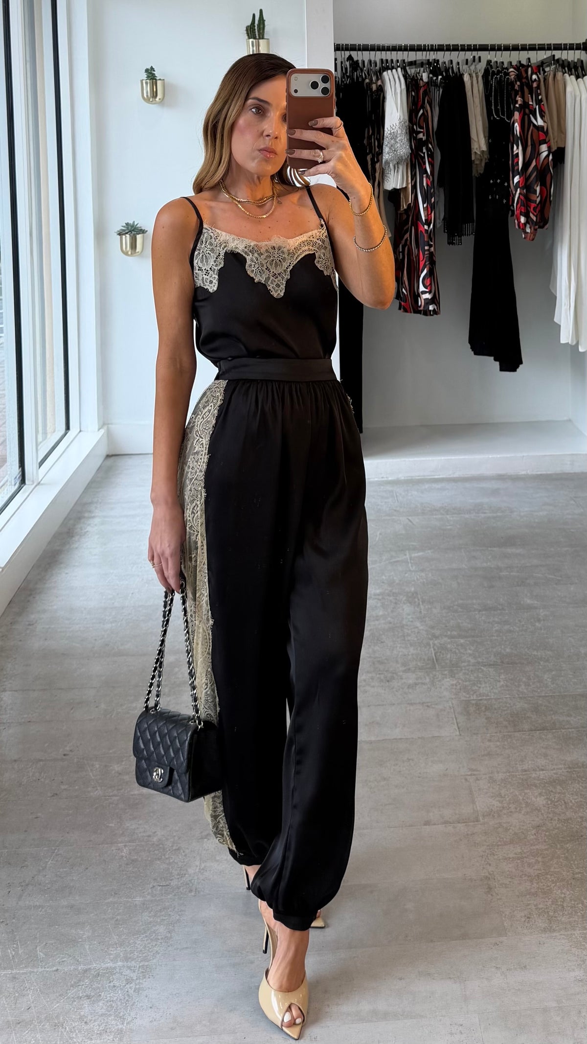 LACE AFTER DARK PANTS