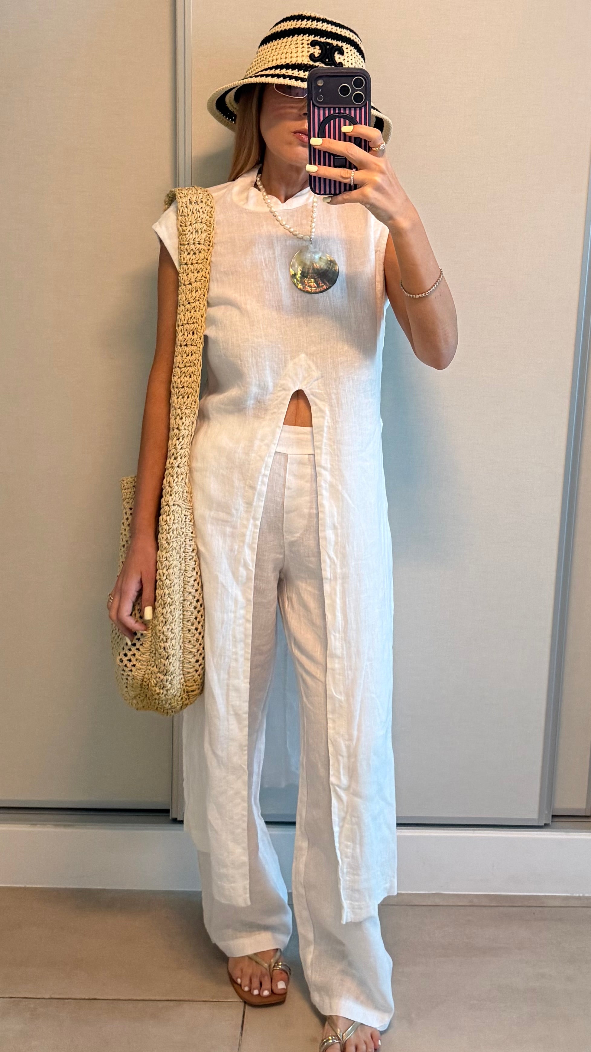LINEN COLLAR SET